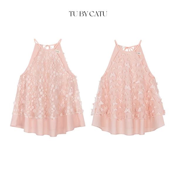 TUBYCATU | Áo yếm Glow Top/ Butterfly Top cột nơ cổ