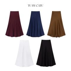 TUBYCATU | SATIN MIDI SKIRT