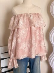 TUBYCATU | Pink Flower Top