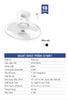 [Hỏa tốc] Quạt Thái Lan đảo trần Hatari 18 inchs C18R1 63W - Remote