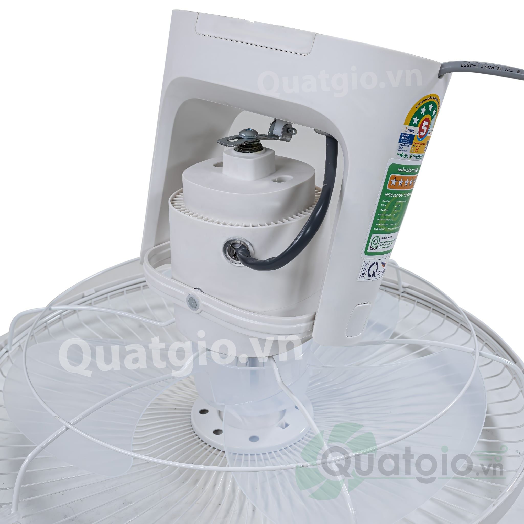 [Hỏa tốc] Quạt Thái Lan đảo trần Hatari C16R1 47W - Remote