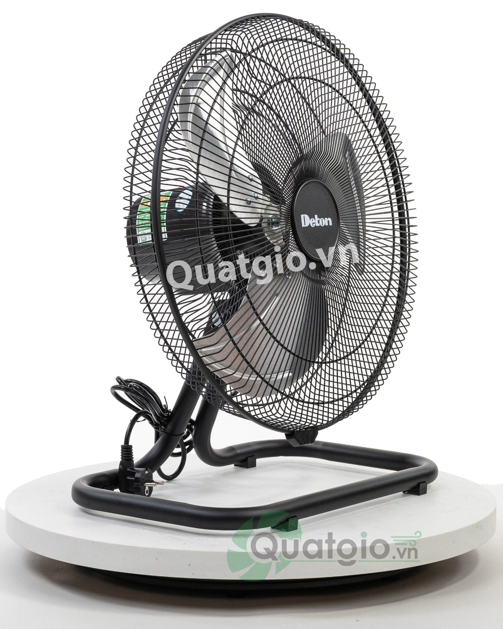 Quạt sàn công nghiệp Deton CF-45G - 75W ( Sơn đen / Xi mạ )