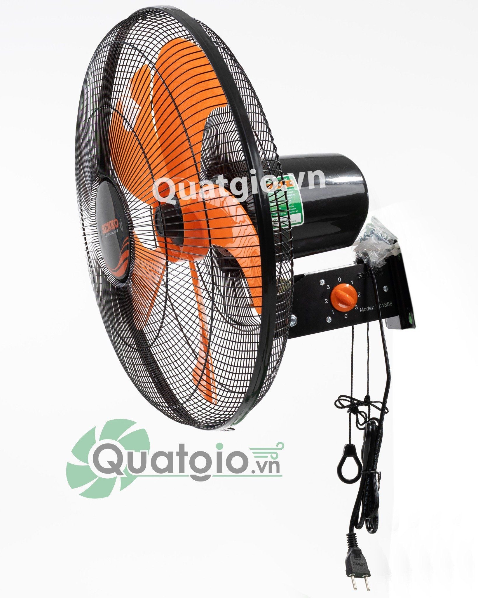 [Hỏa tốc] QUẠT TREO SENKO TC1886 75w - Dây giật