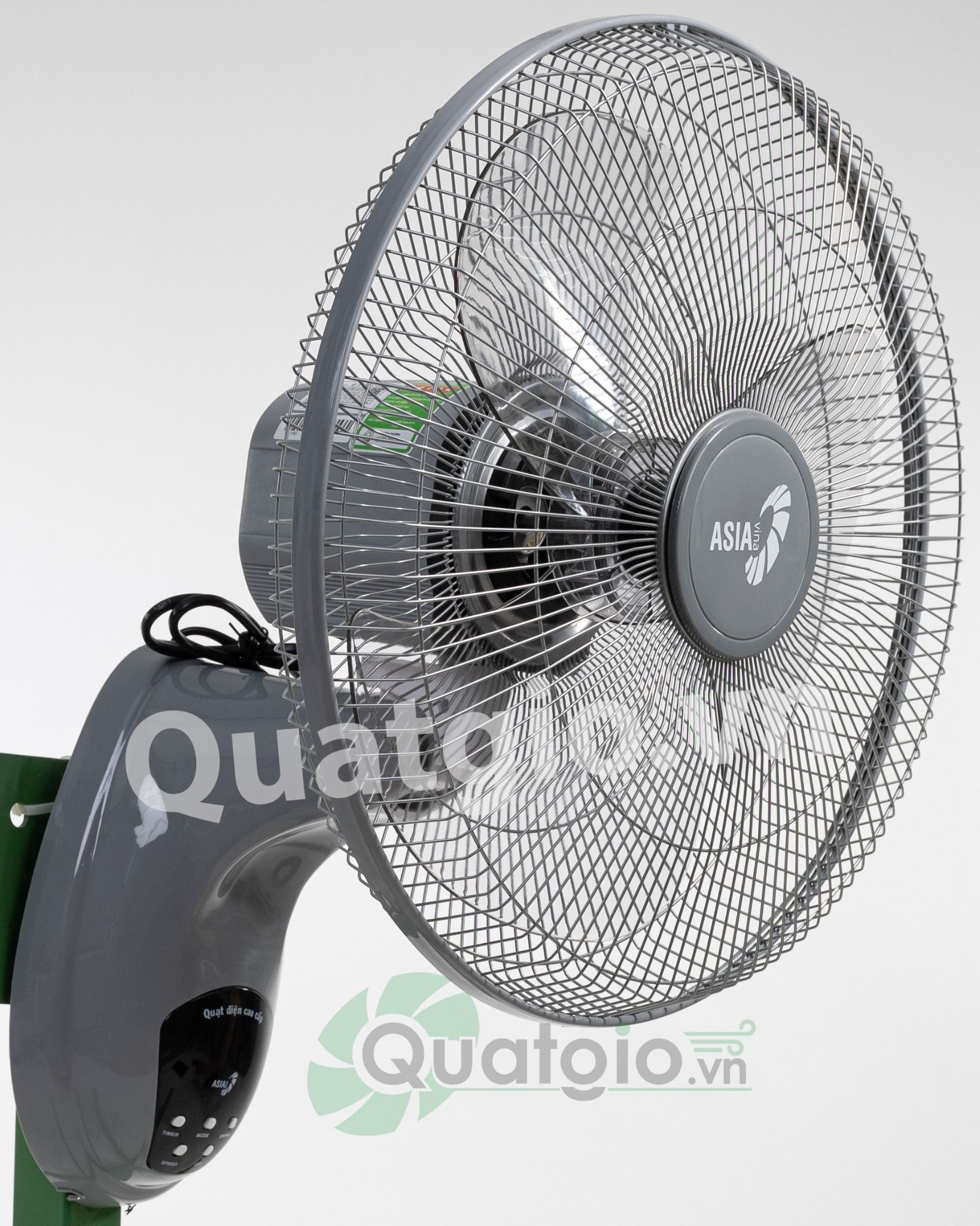 Quạt treo tường có điều kiển ASIA VY3779E0 - 55w - Xám