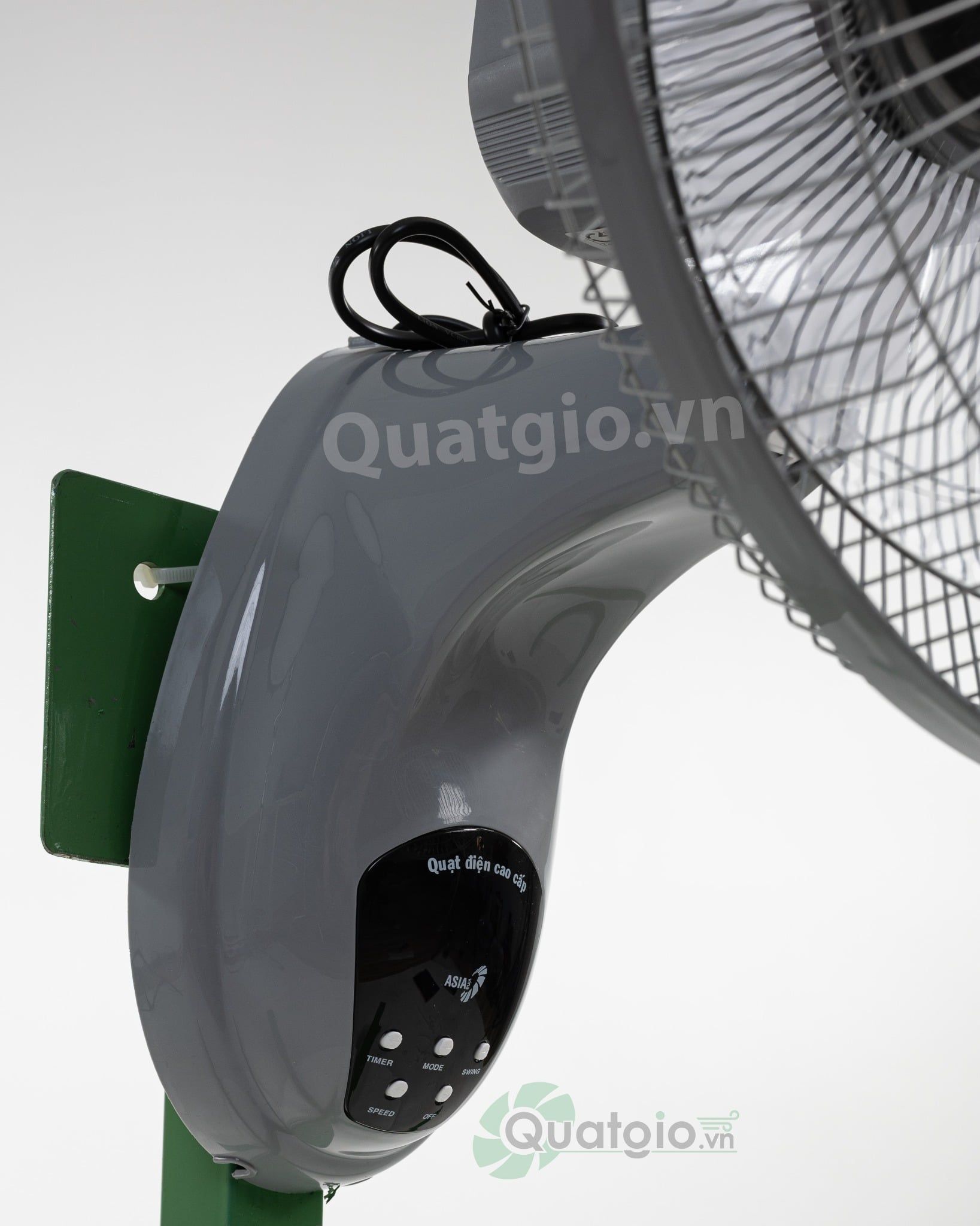 Quạt treo tường có điều kiển ASIA VY3779E0 - 55w - Xám