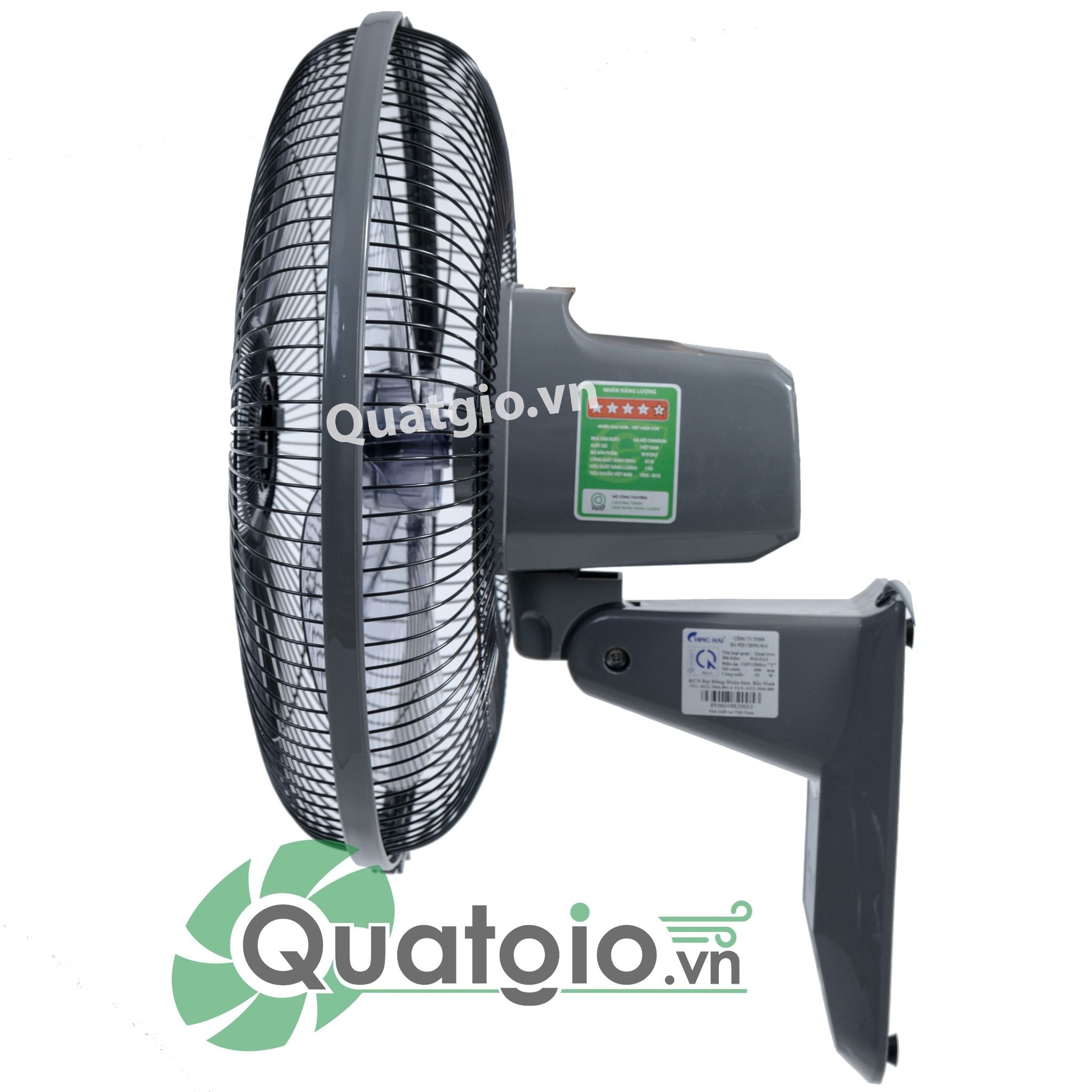 Quạt treo tường Chinghai W615A2 có điều khiển
