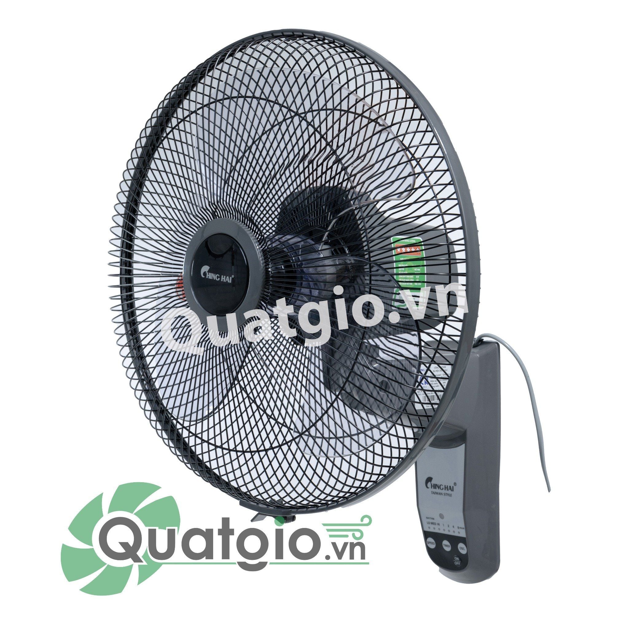 Quạt treo tường Chinghai W615A2 có điều khiển