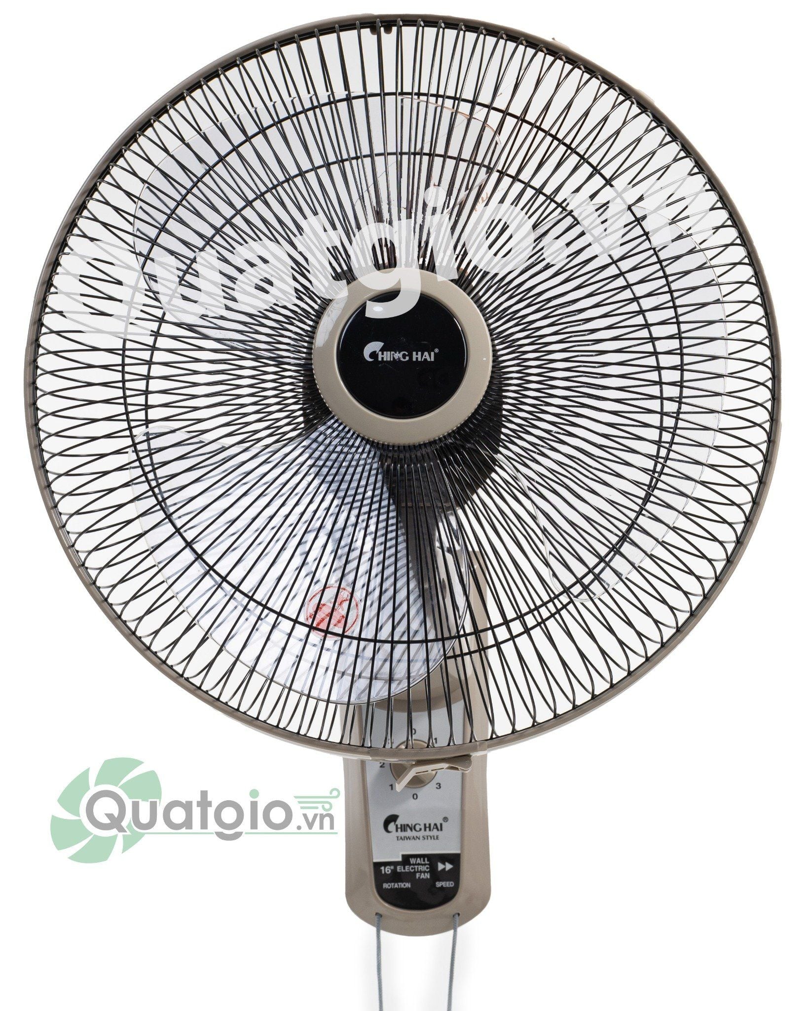 QUẠT TREO TƯỜNG CHING HAI W615B2 - 2 dây giựt
