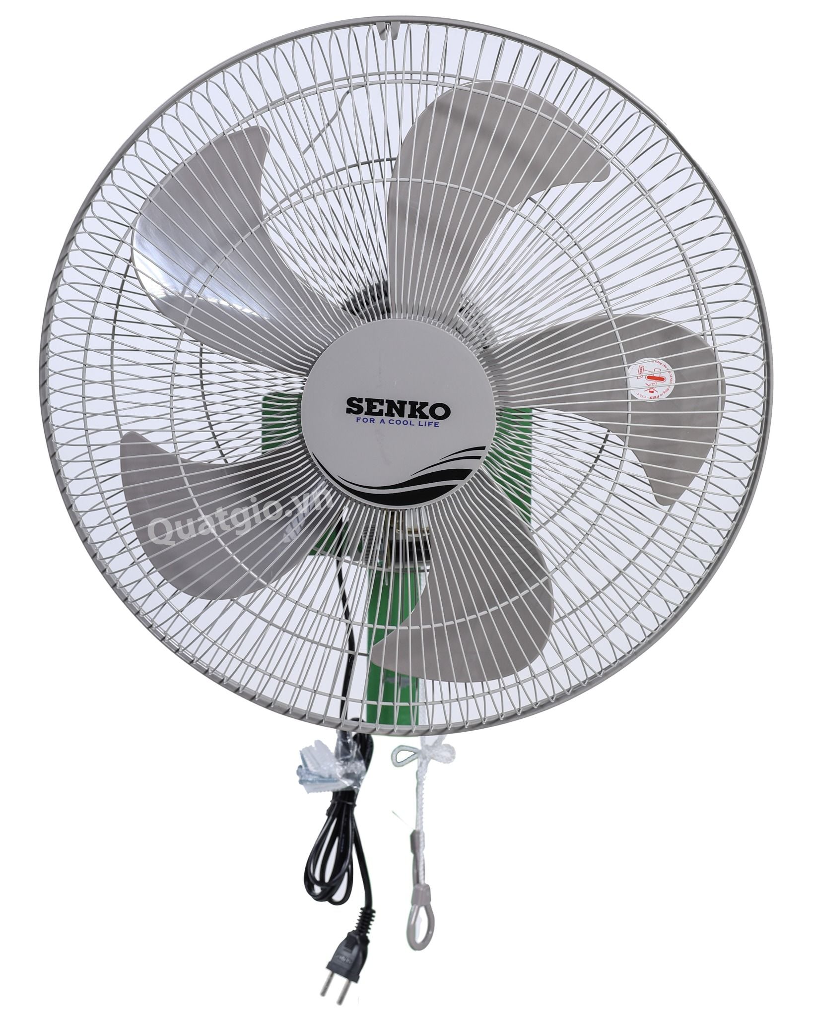 [ New 2026 ] Quạt treo Senko TC1623 - 60W - 2 Dây giật (Đen cam/Kem nâu)