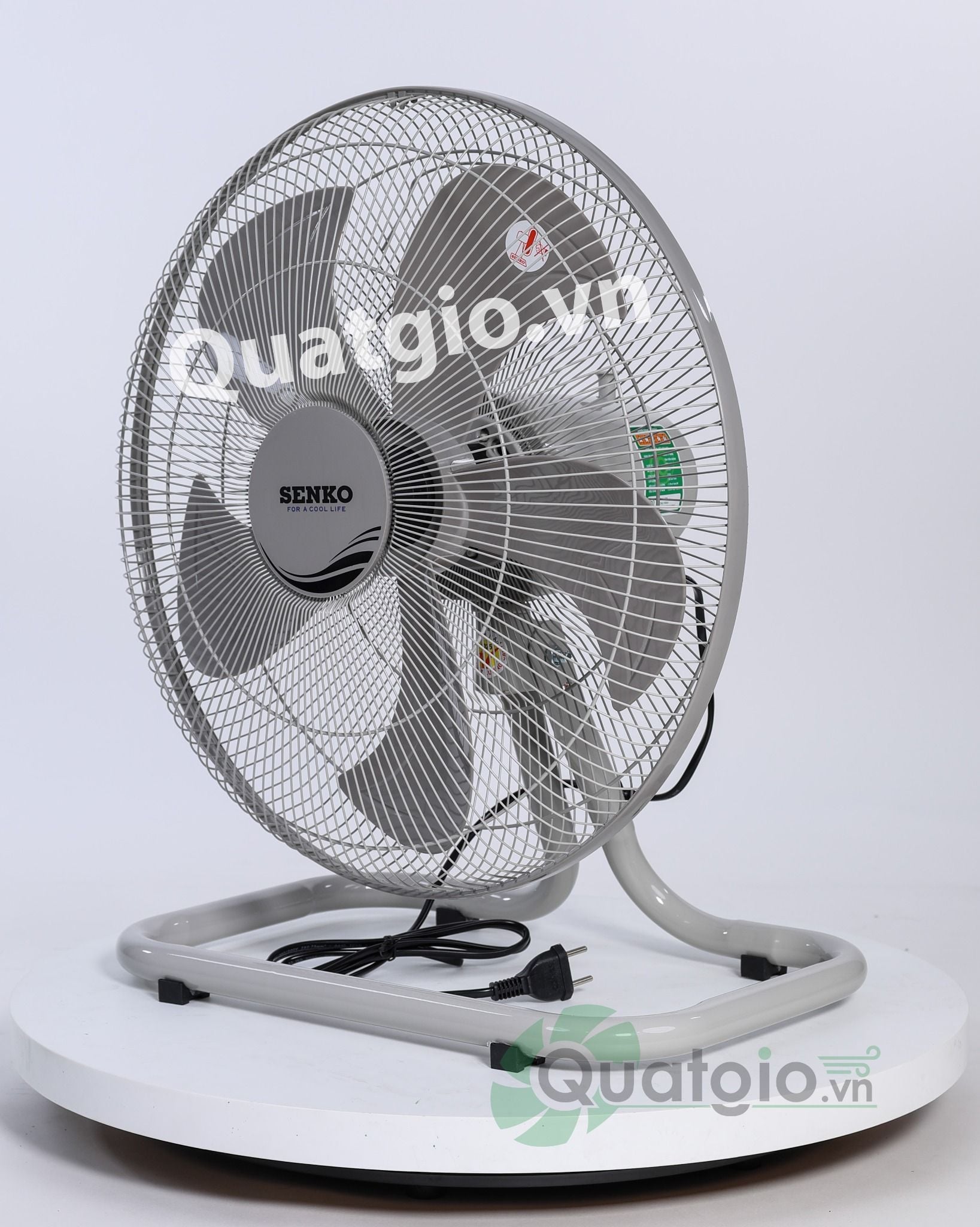 [ New 2026 ] Quạt sàn Senko S1850 -75W (Vàng cam/Kem nâu)