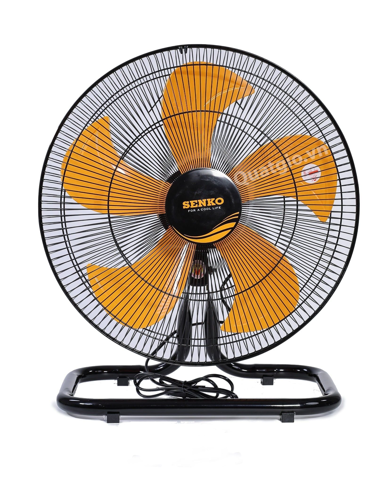 [ New 2026 ] Quạt sàn Senko S1850 -75W (Vàng cam/Kem nâu)