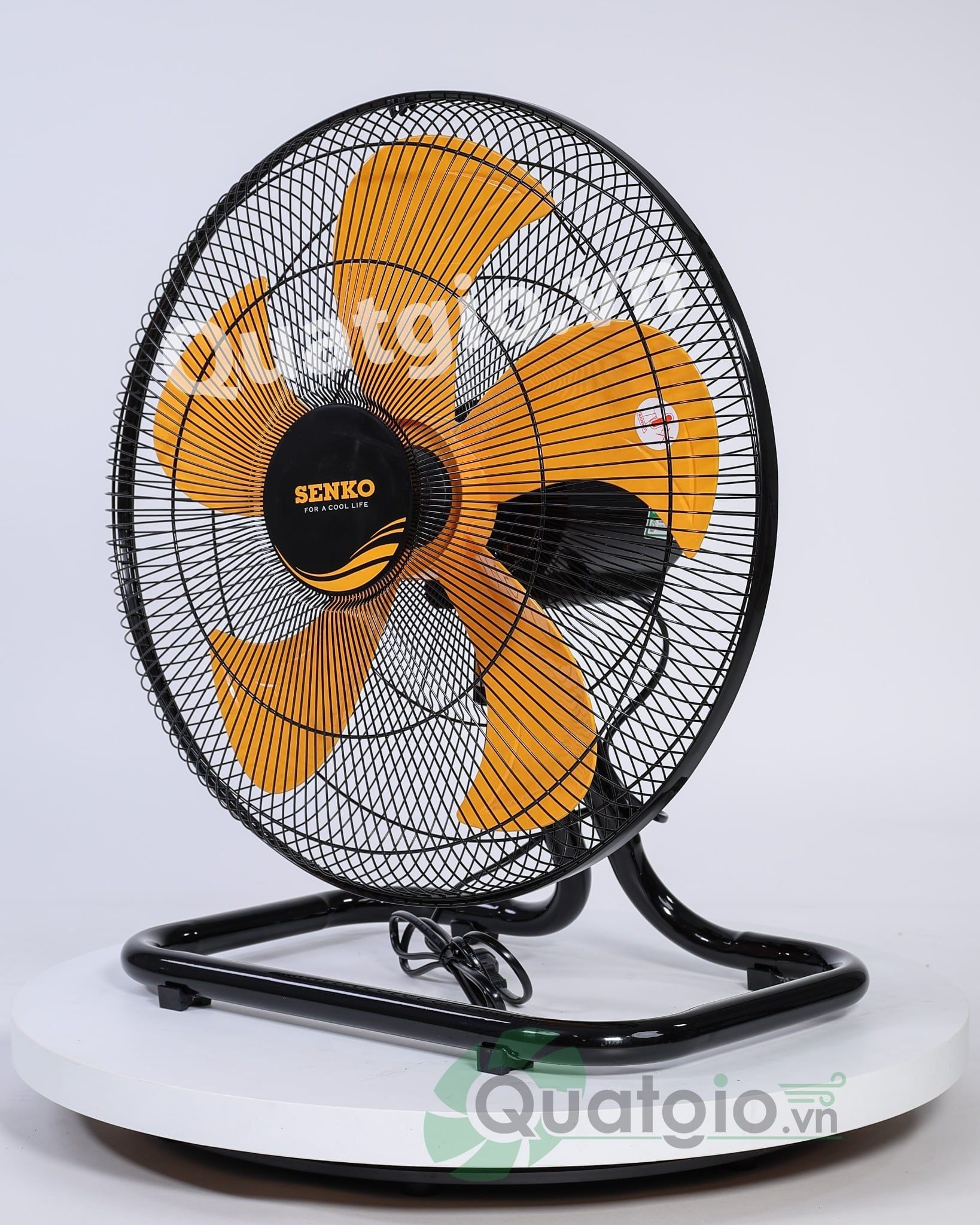 [ New 2026 ] Quạt sàn Senko S1850 -75W (Vàng cam/Kem nâu)