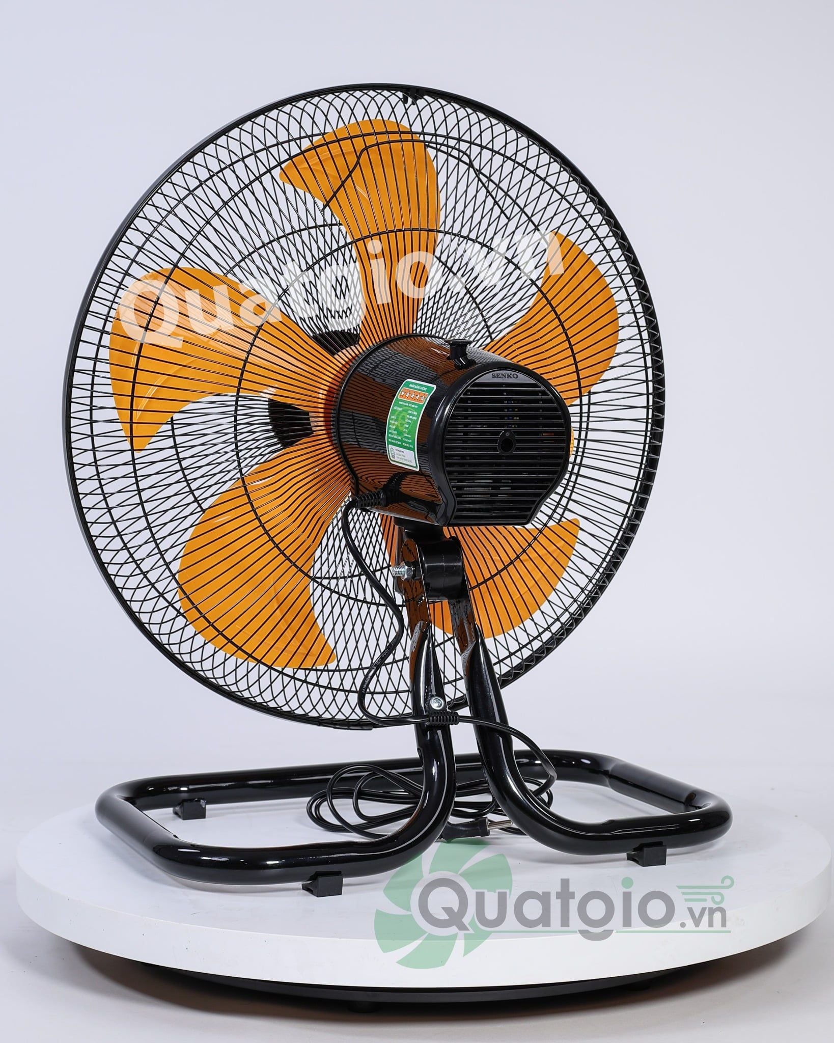 [ New 2026 ] Quạt sàn Senko S1850 -75W (Vàng cam/Kem nâu)