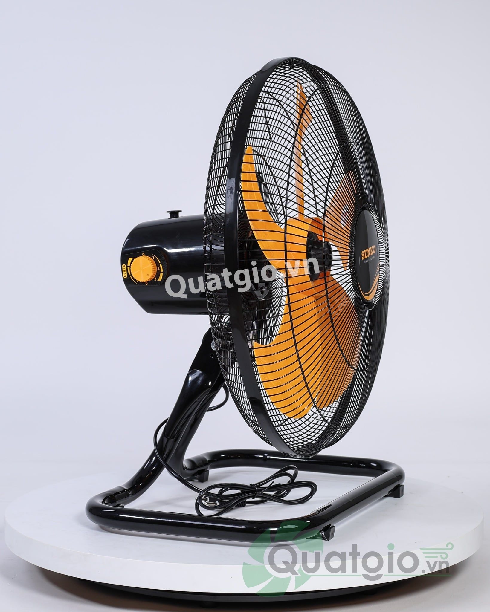 [ New 2026 ] Quạt sàn Senko S1850 -75W (Vàng cam/Kem nâu)