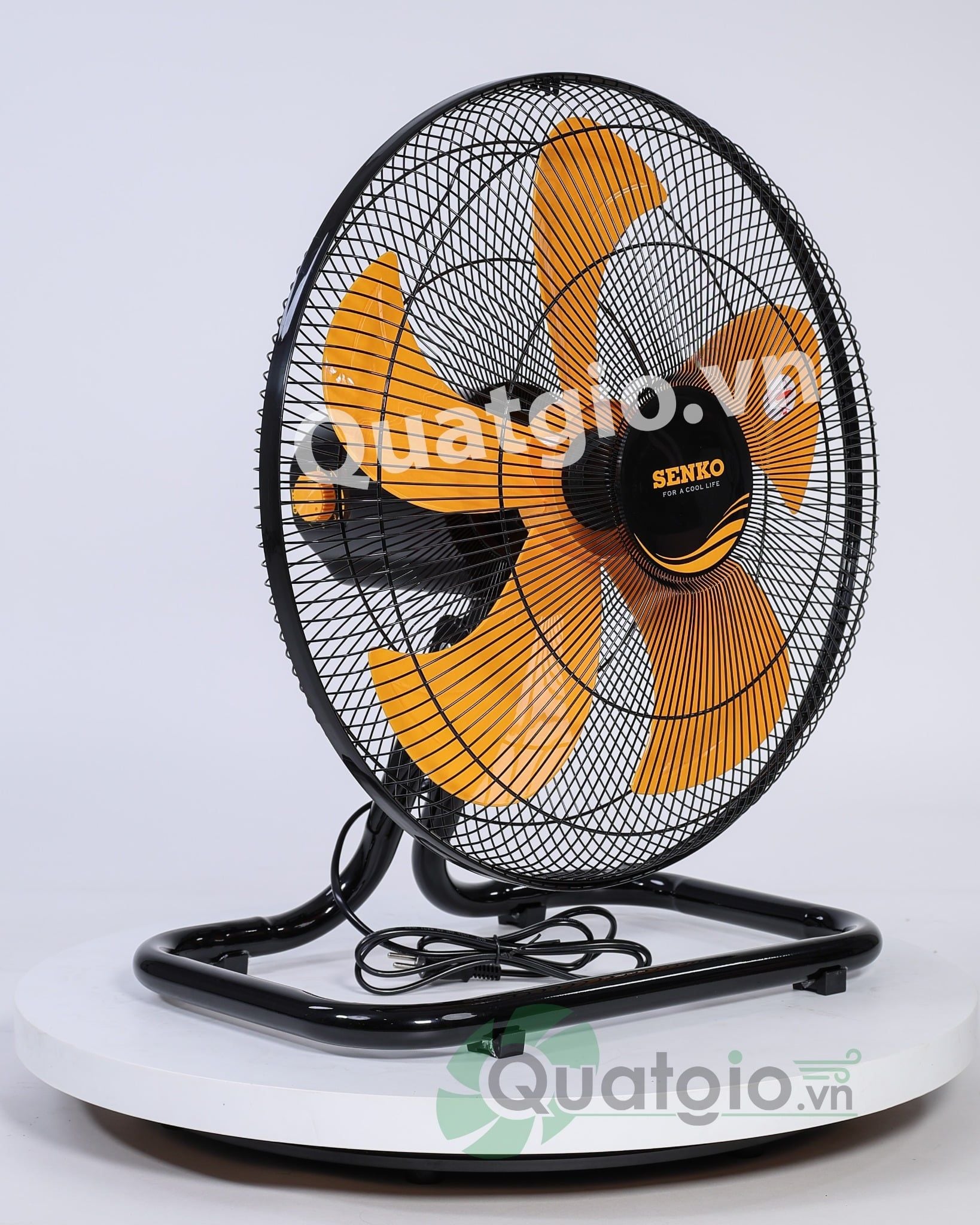[ New 2026 ] Quạt sàn Senko S1850 -75W (Vàng cam/Kem nâu)