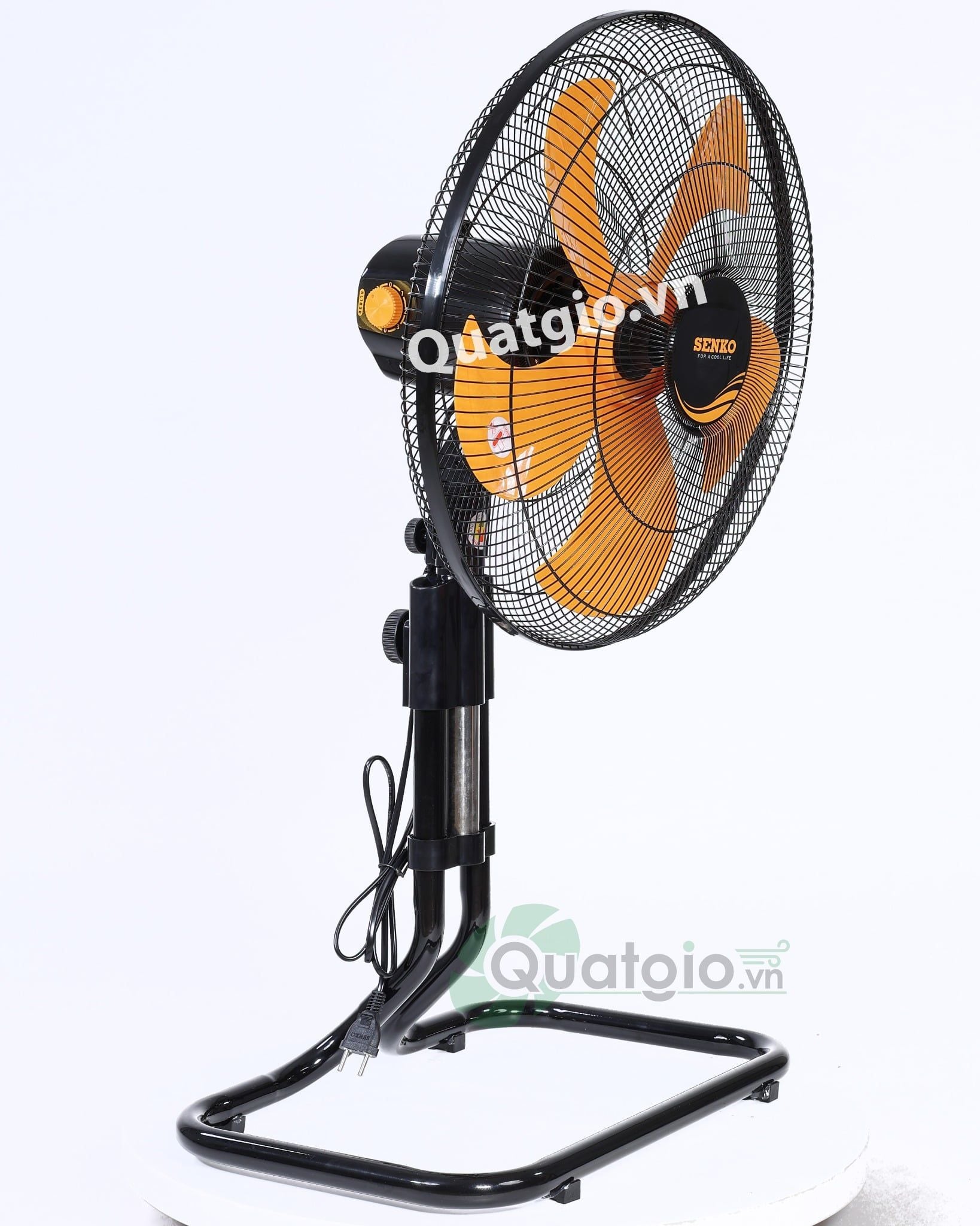 [ New 2026 ] Quạt sàn lỡ Senko SL1830 - 75W (Vàng cam/Kem nâu)