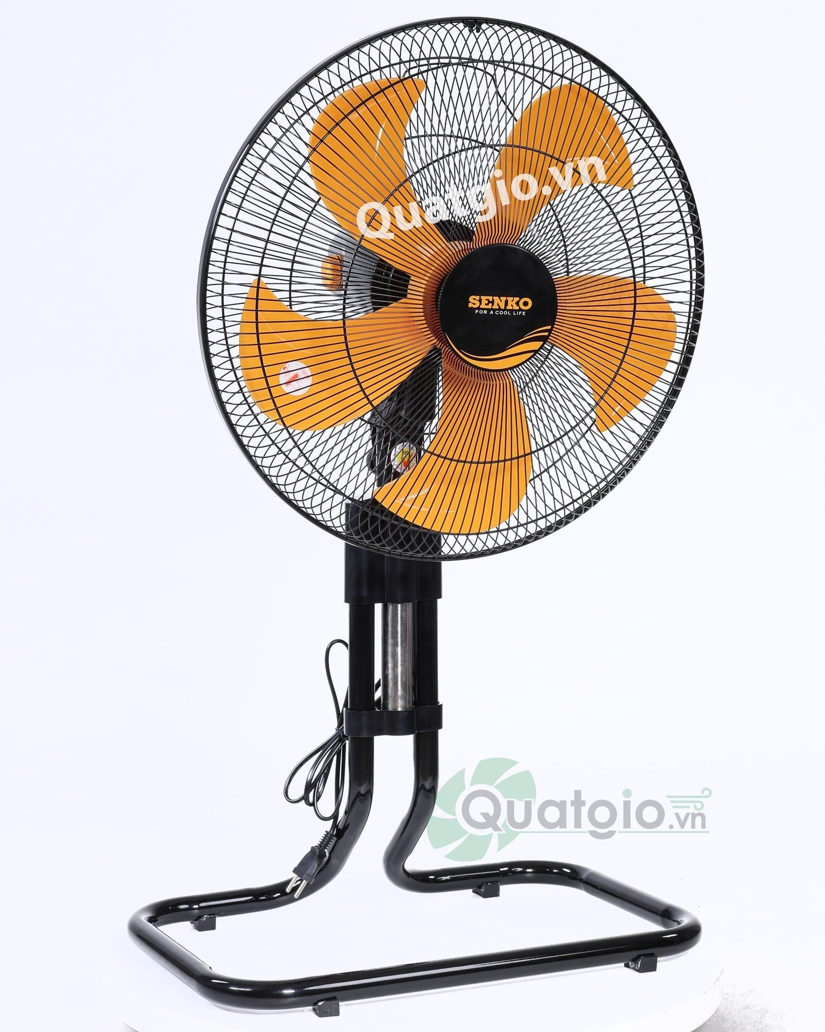 [ New 2026 ] Quạt sàn lỡ Senko SL1830 - 75W (Vàng cam/Kem nâu)