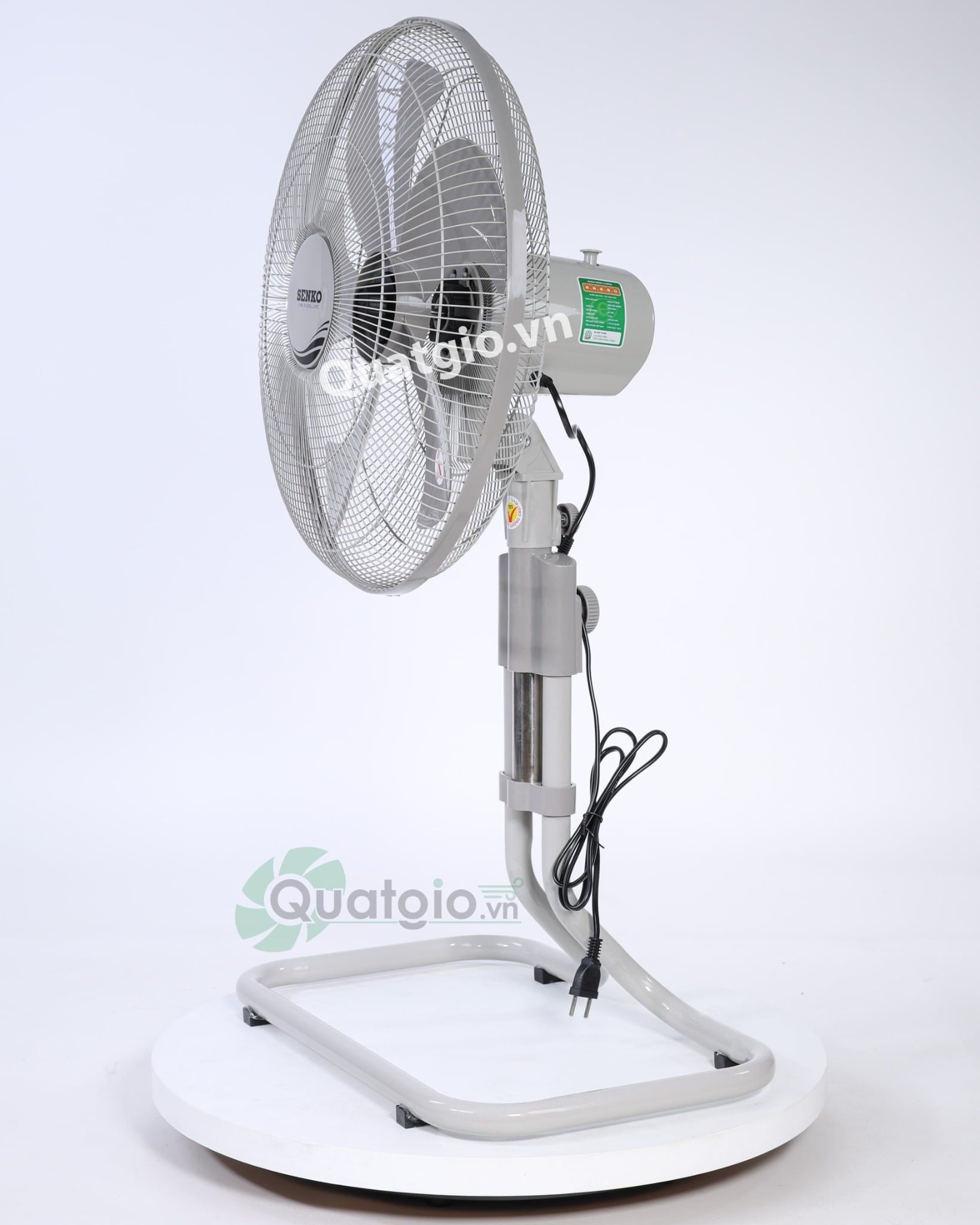 [ New 2026 ] Quạt sàn lỡ Senko SL1830 - 75W (Vàng cam/Kem nâu)