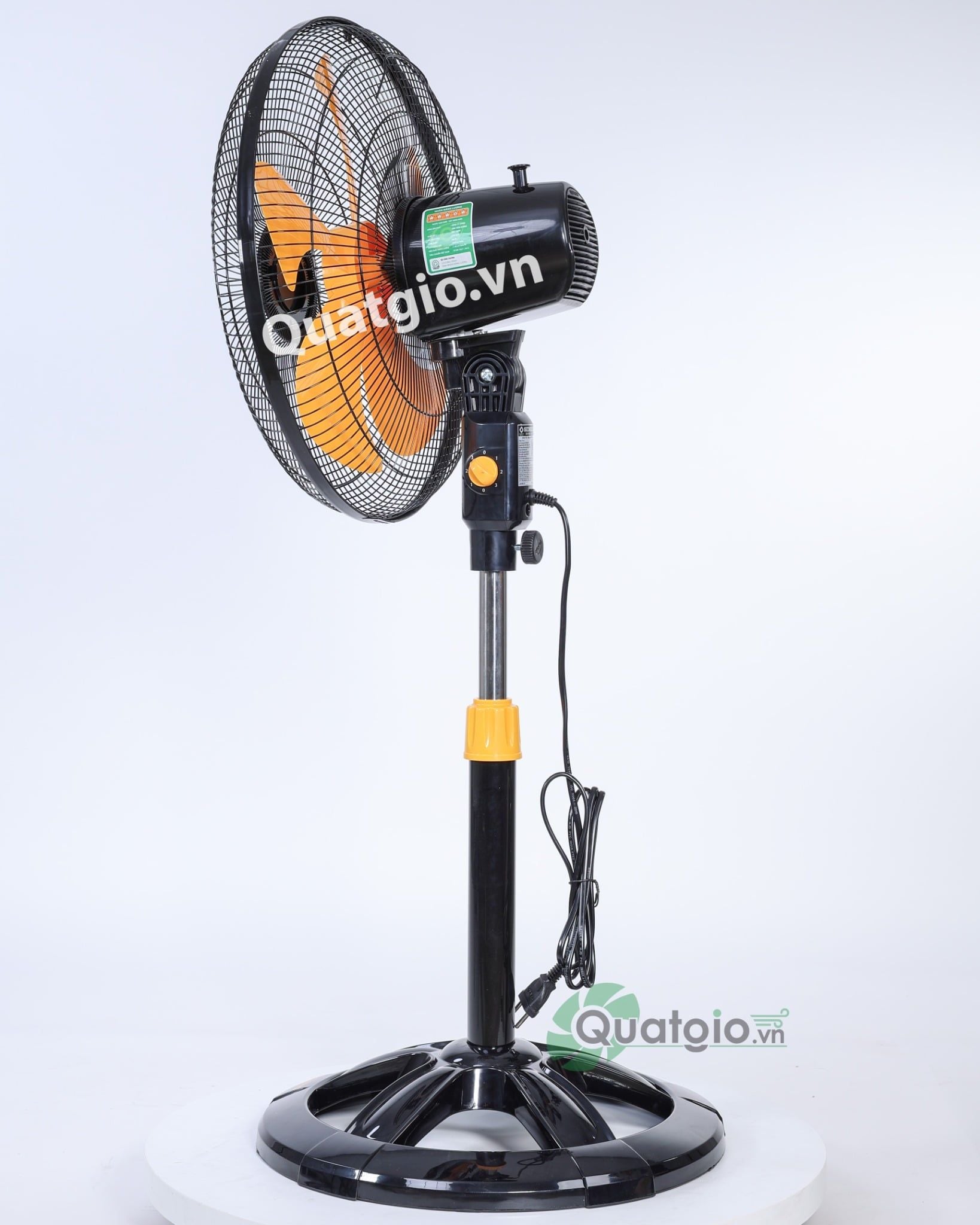 [ New 2026 ] Quạt lửng Senko LTS1633 - 60W - (Đen cam/Kem nâu)