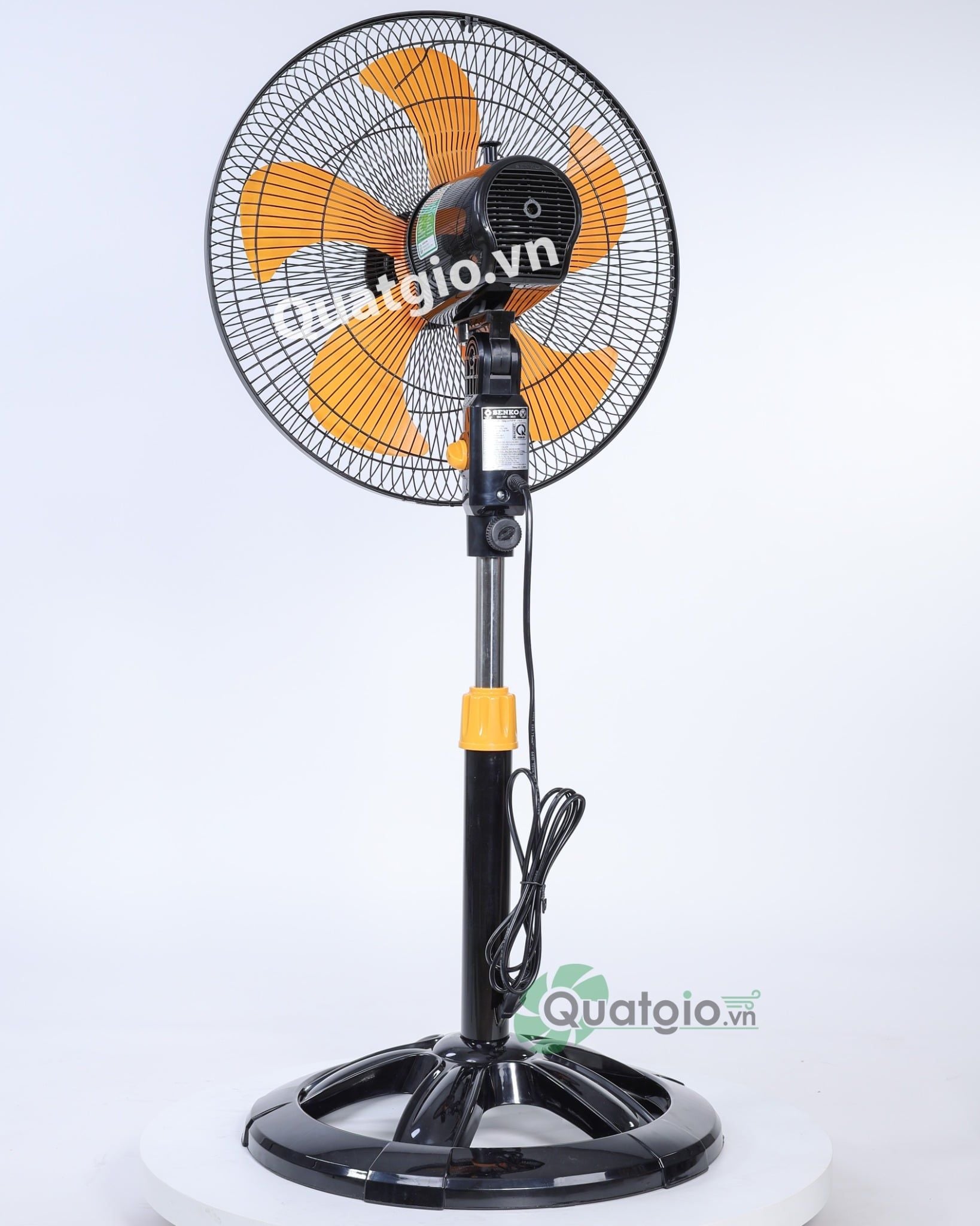 [ New 2026 ] Quạt lửng Senko LTS1633 - 60W - (Đen cam/Kem nâu)