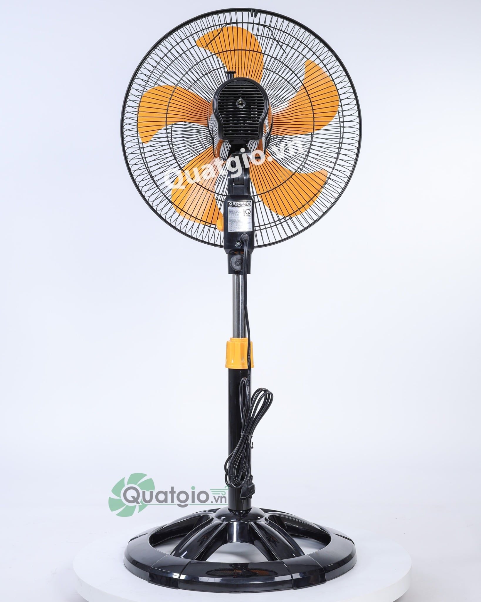 [ New 2026 ] Quạt lửng Senko LTS1633 - 60W - (Đen cam/Kem nâu)