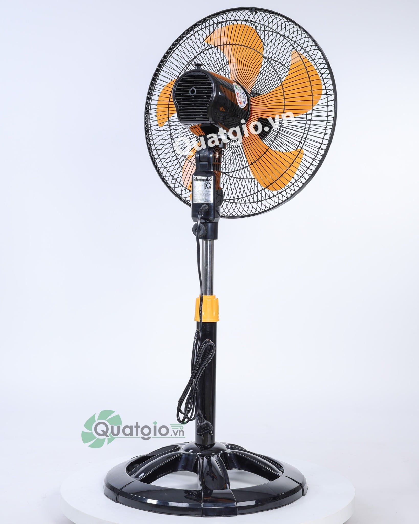 [ New 2026 ] Quạt lửng Senko LTS1633 - 60W - (Đen cam/Kem nâu)