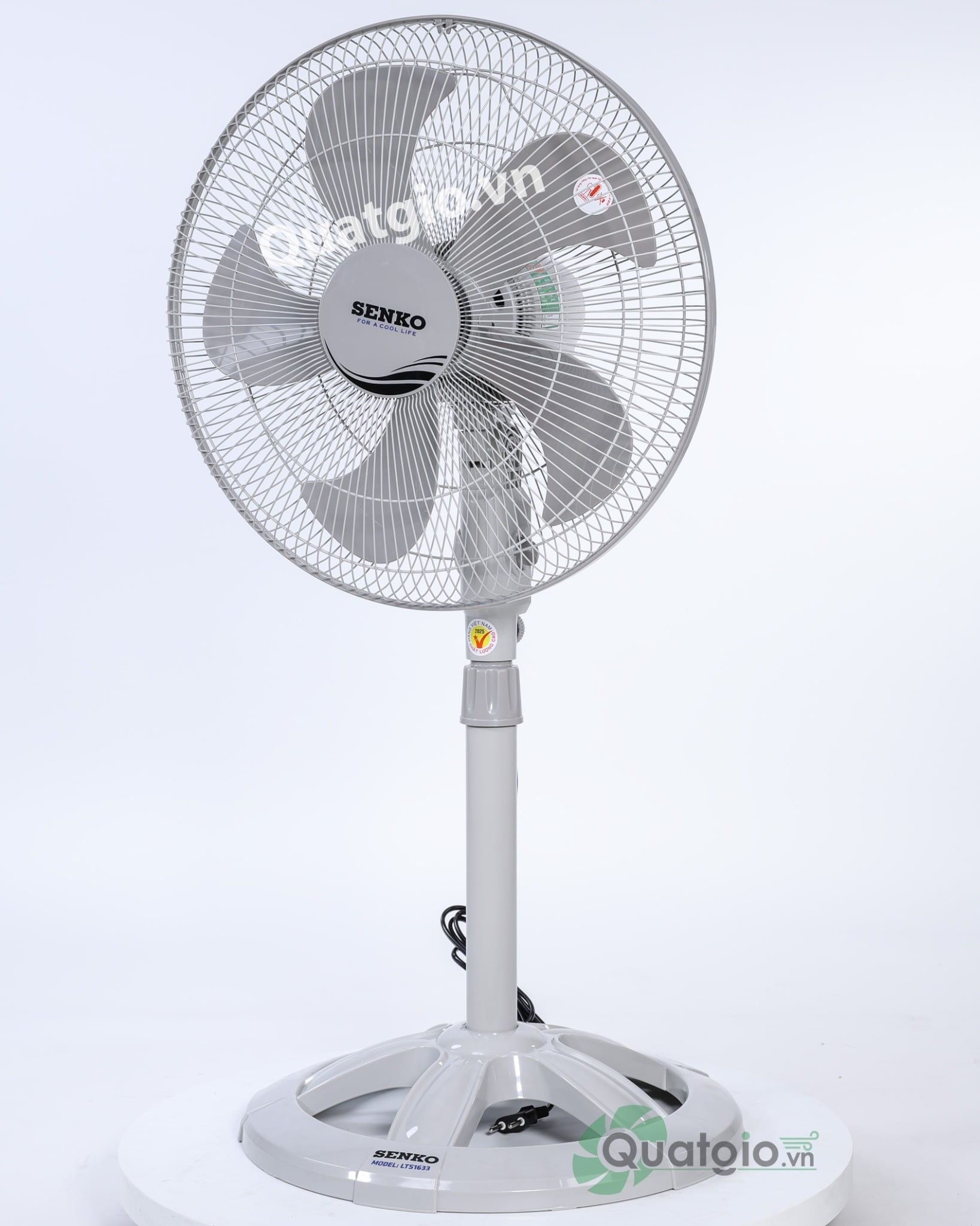 [ New 2026 ] Quạt lửng Senko LTS1633 - 60W - (Đen cam/Kem nâu)