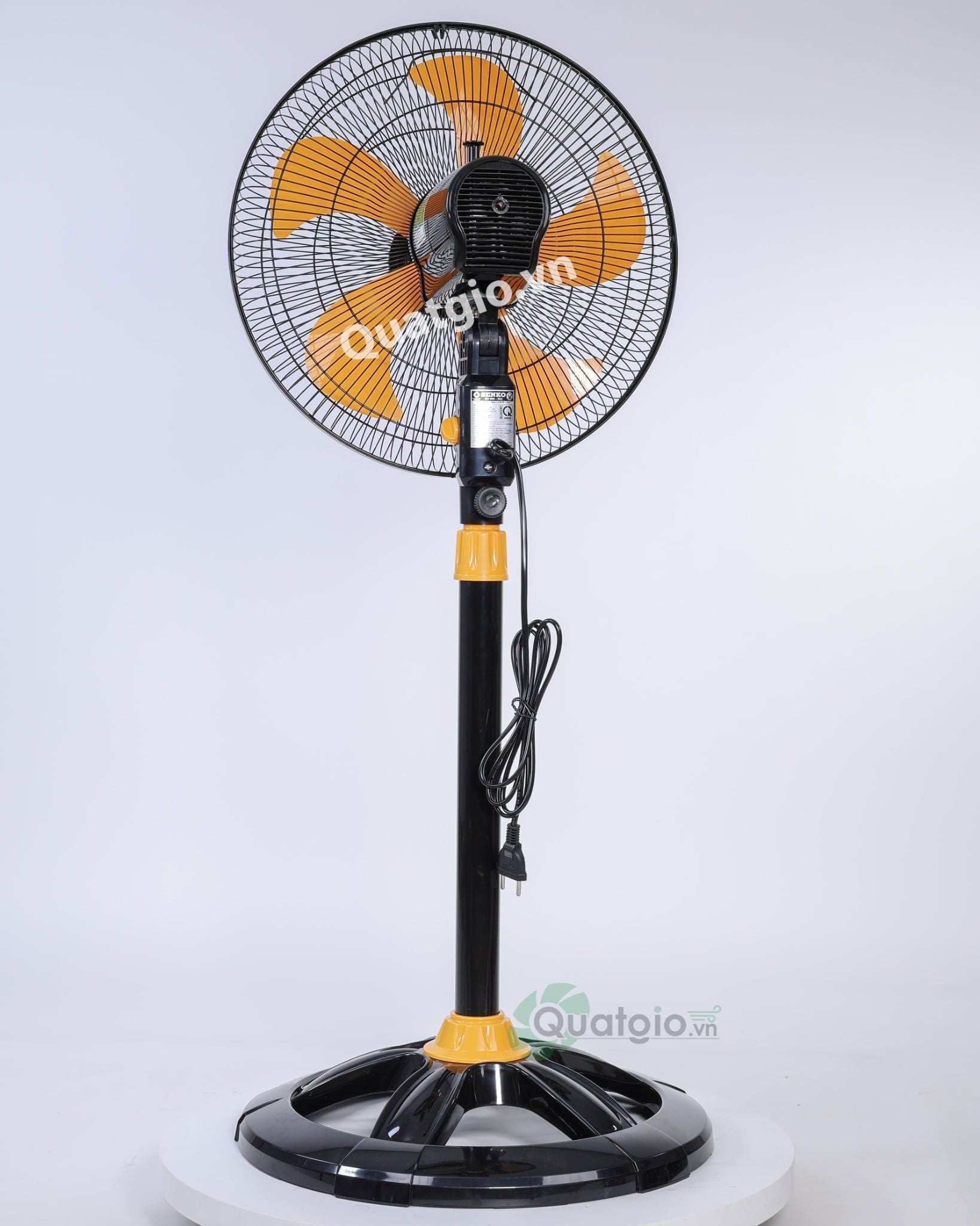 [ New 2026 ] Quạt đứng Senko DTS1603 - 60W - (Đen cam/Kem nâu)