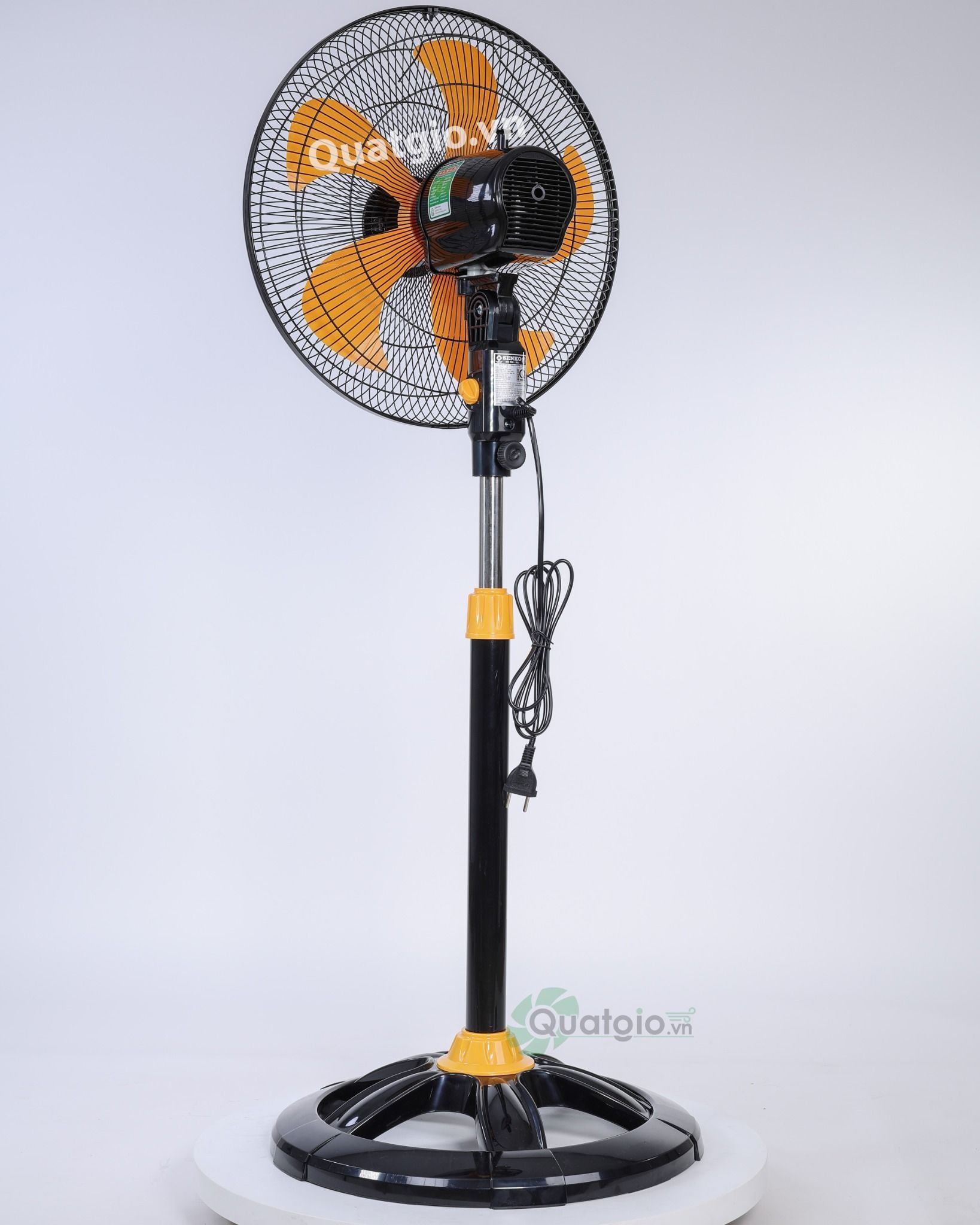 [ New 2026 ] Quạt đứng Senko DTS1603 - 60W - (Đen cam/Kem nâu)