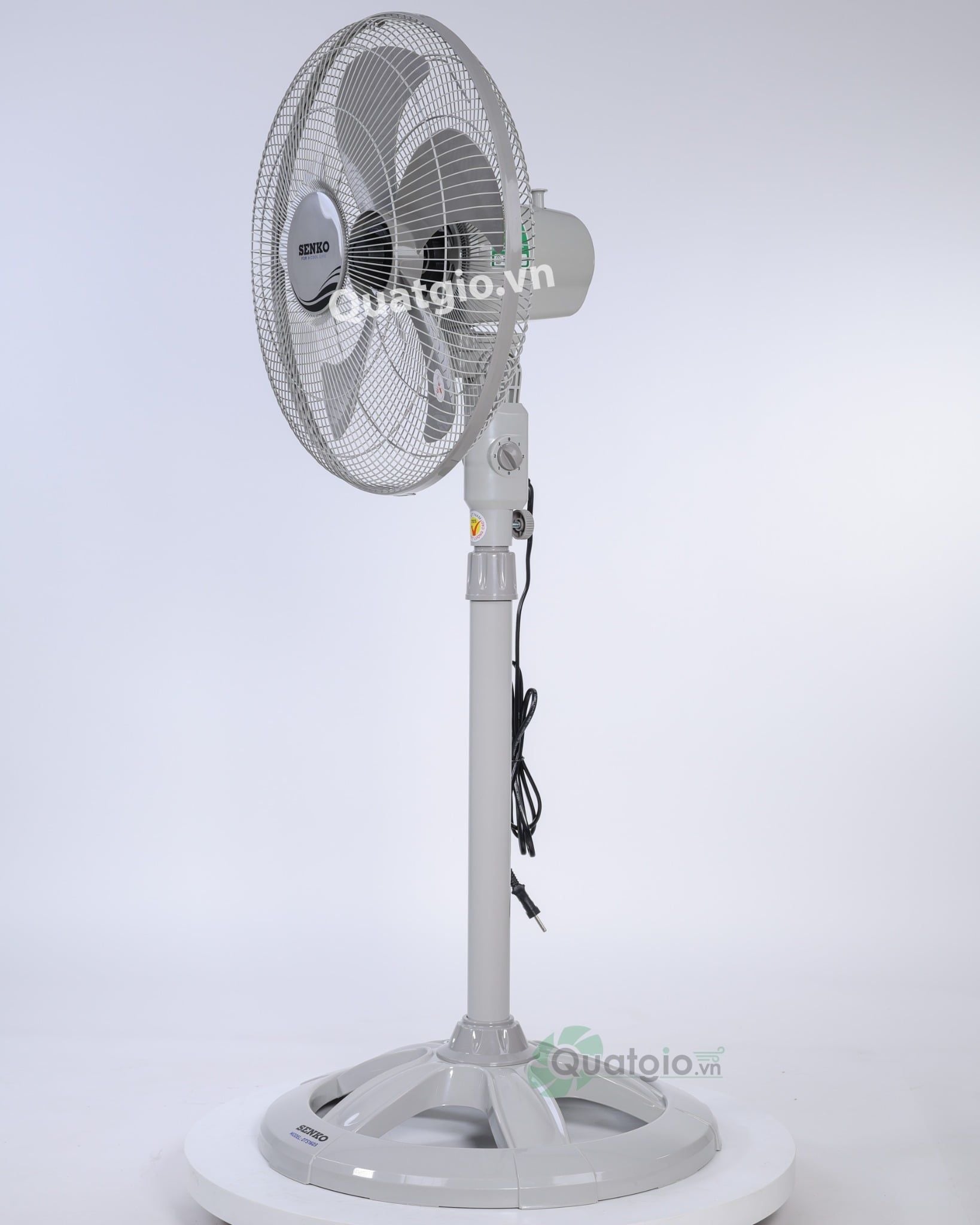 [ New 2026 ] Quạt đứng Senko DTS1603 - 60W - (Đen cam/Kem nâu)