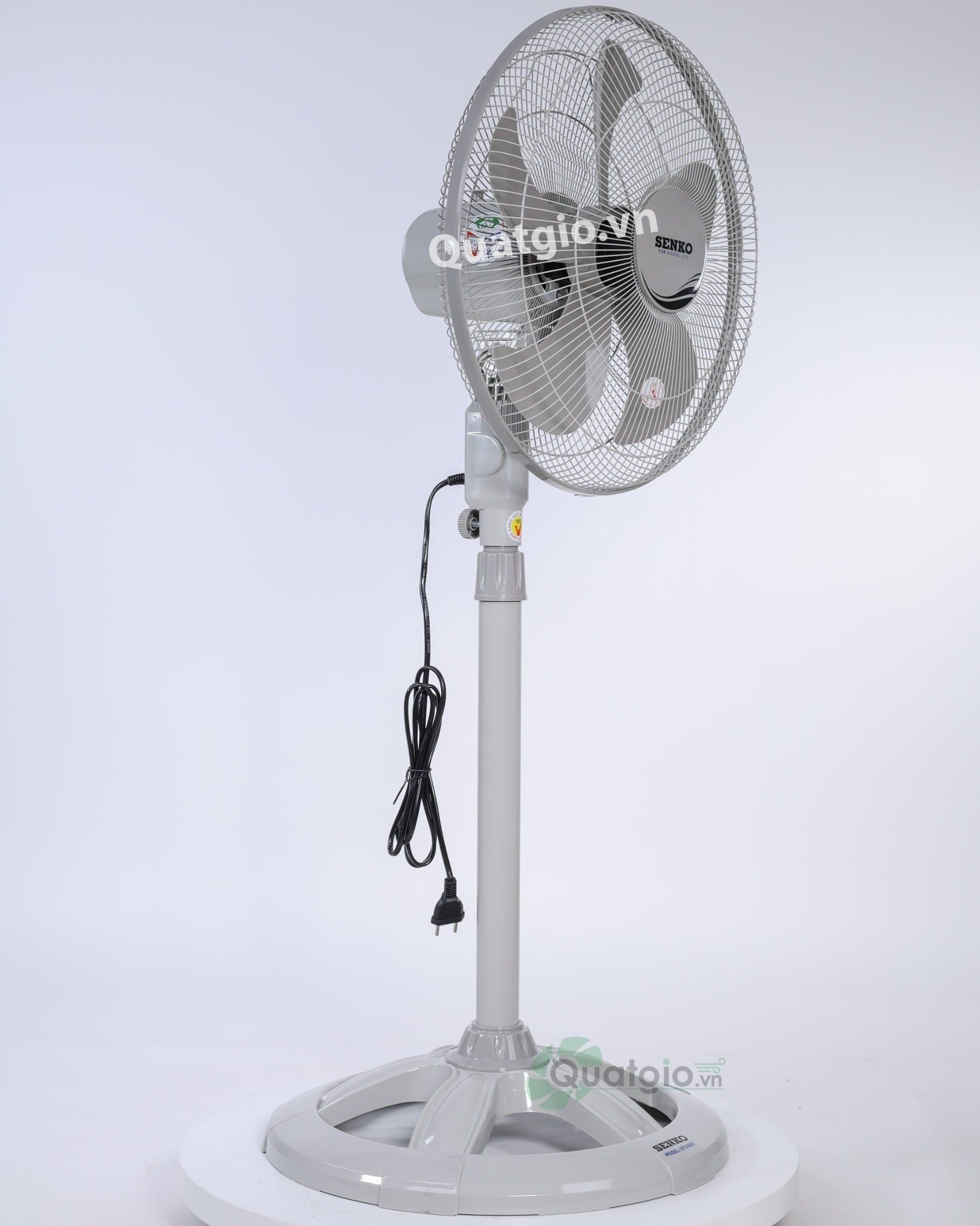 [ New 2026 ] Quạt đứng Senko DTS1603 - 60W - (Đen cam/Kem nâu)