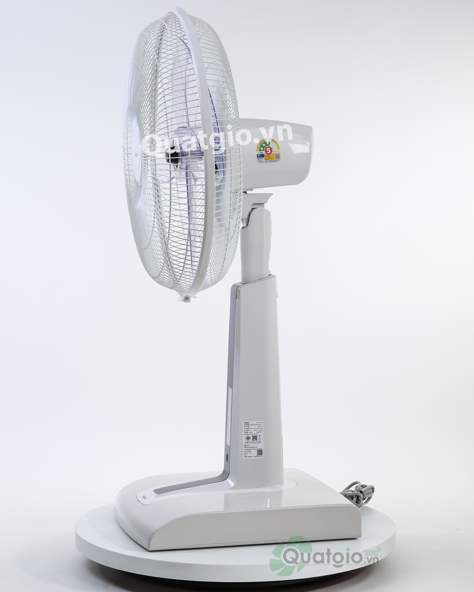 [Hỏa tốc] Quạt Thái Lan lửng Hatari Slide Smart L1 61w - remote