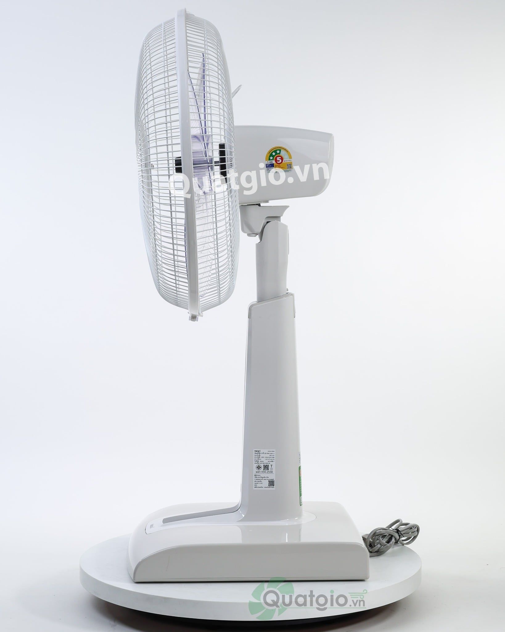 [Hỏa tốc] Quạt Thái Lan lửng Hatari Slide Smart L1 61w - remote