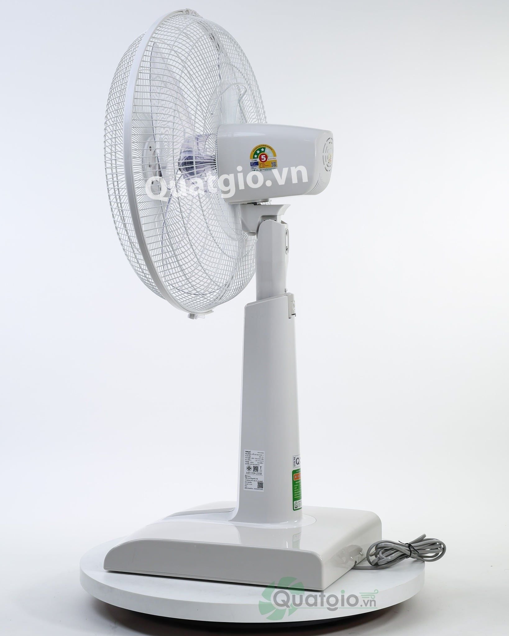 [Hỏa tốc] Quạt Thái Lan lửng Hatari Slide Smart L1 61w - remote