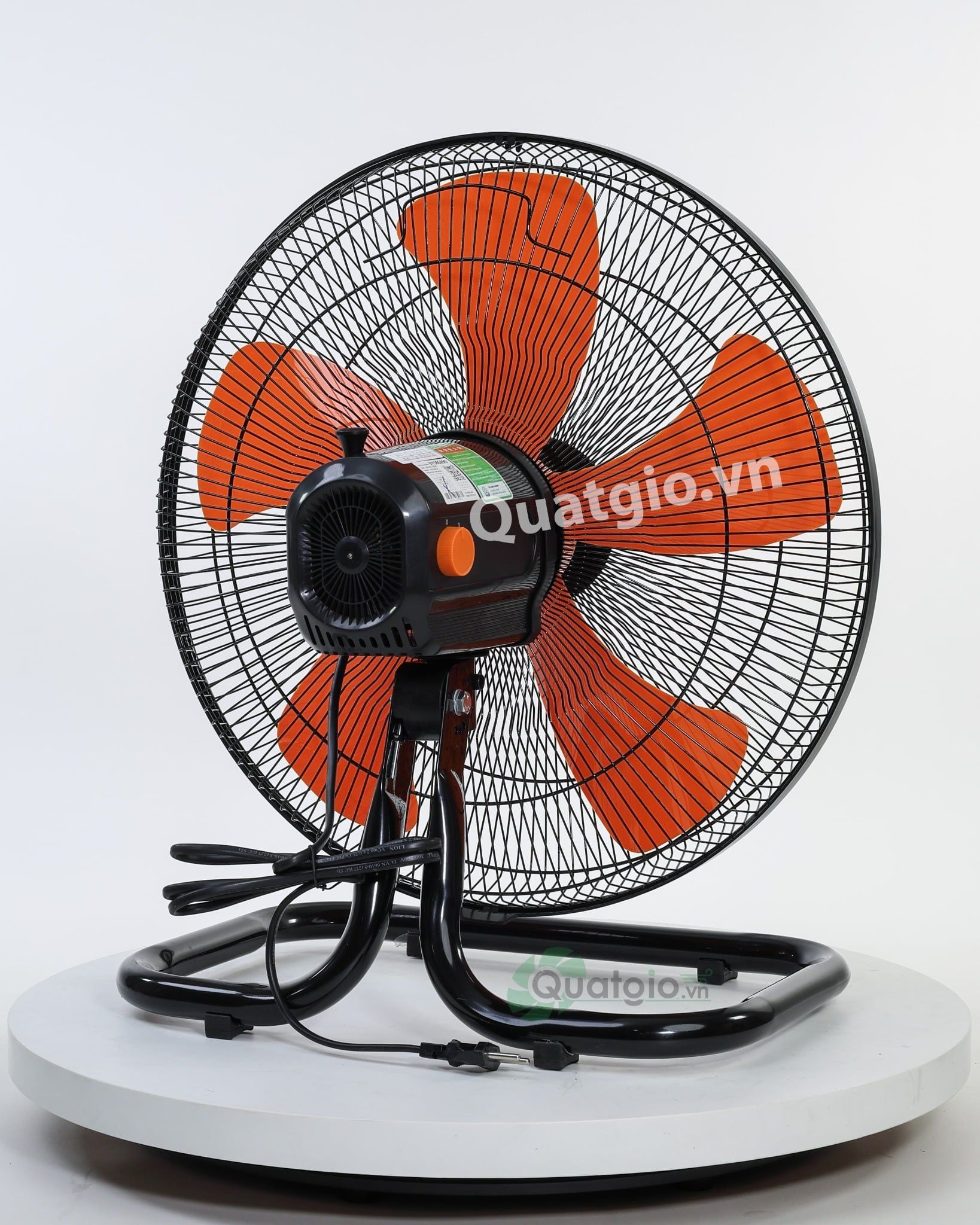 [Hỏa tốc] Quạt sàn Bán Công Nghiệp Asia VY586890 - Đen Cam - 45cm - 80W