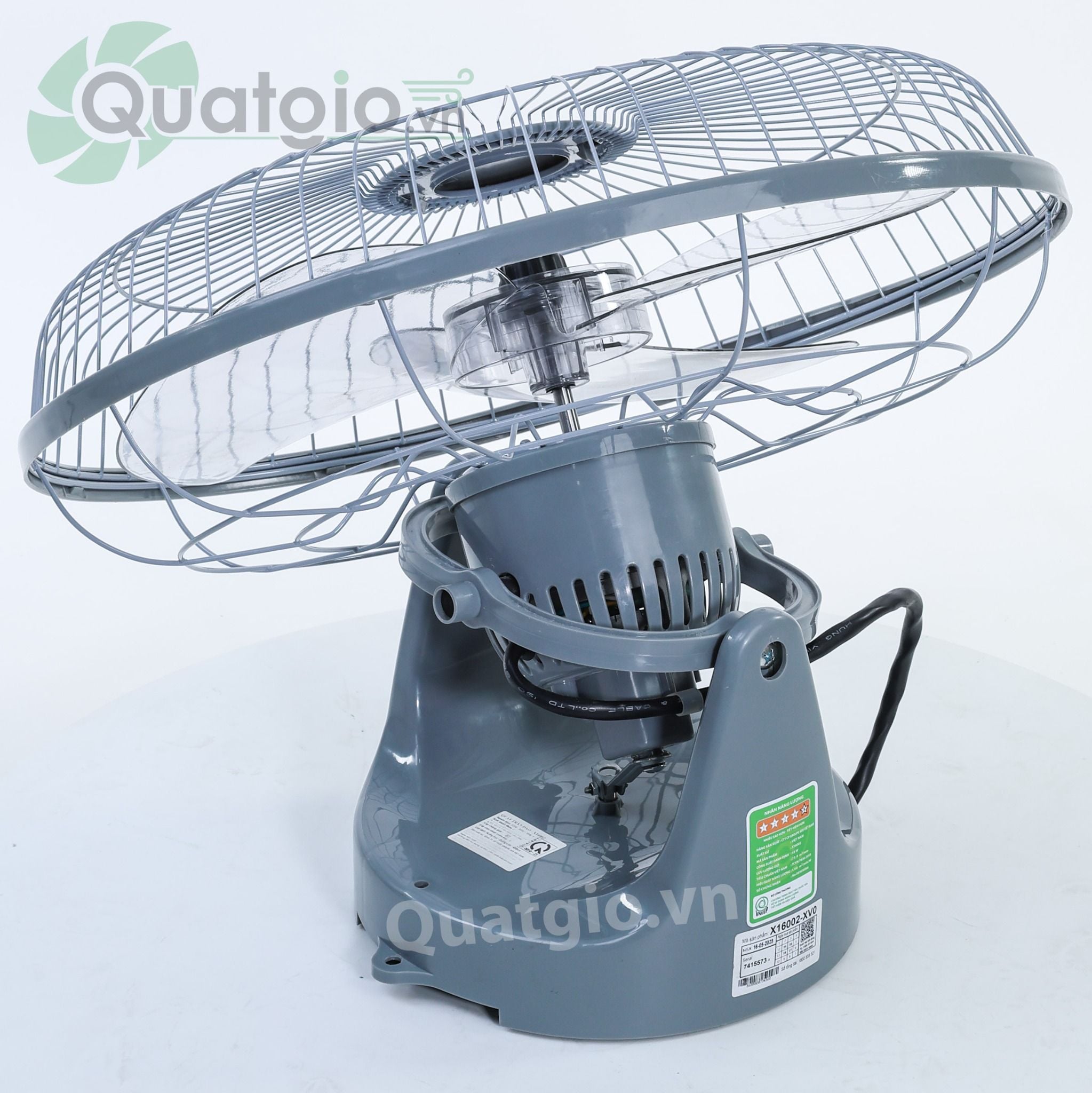 Quạt trần đảo Asia X16002 - 55w - remote