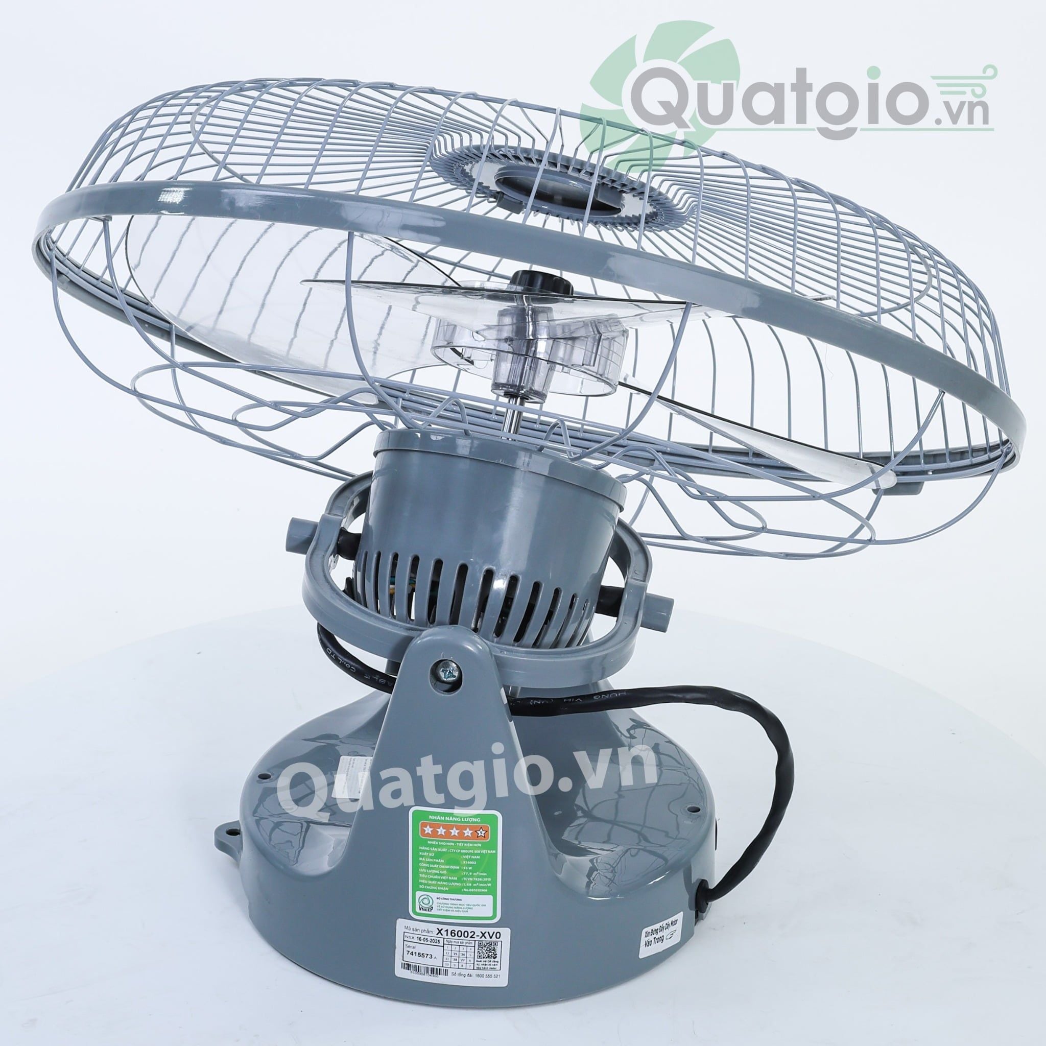 Quạt trần đảo Asia X16001 - 55w - Hộp số