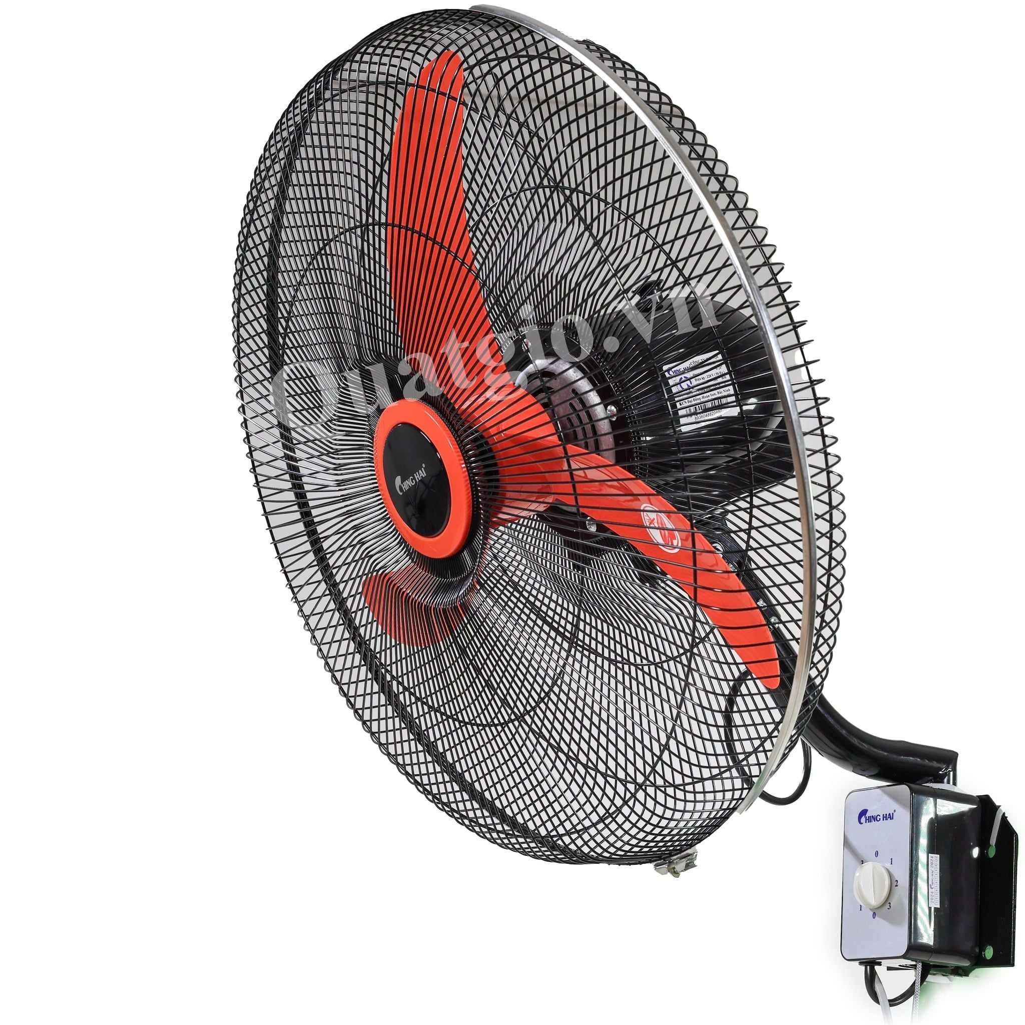 Quạt treo công nghiệp ChingHai W20 105W - Dây giật