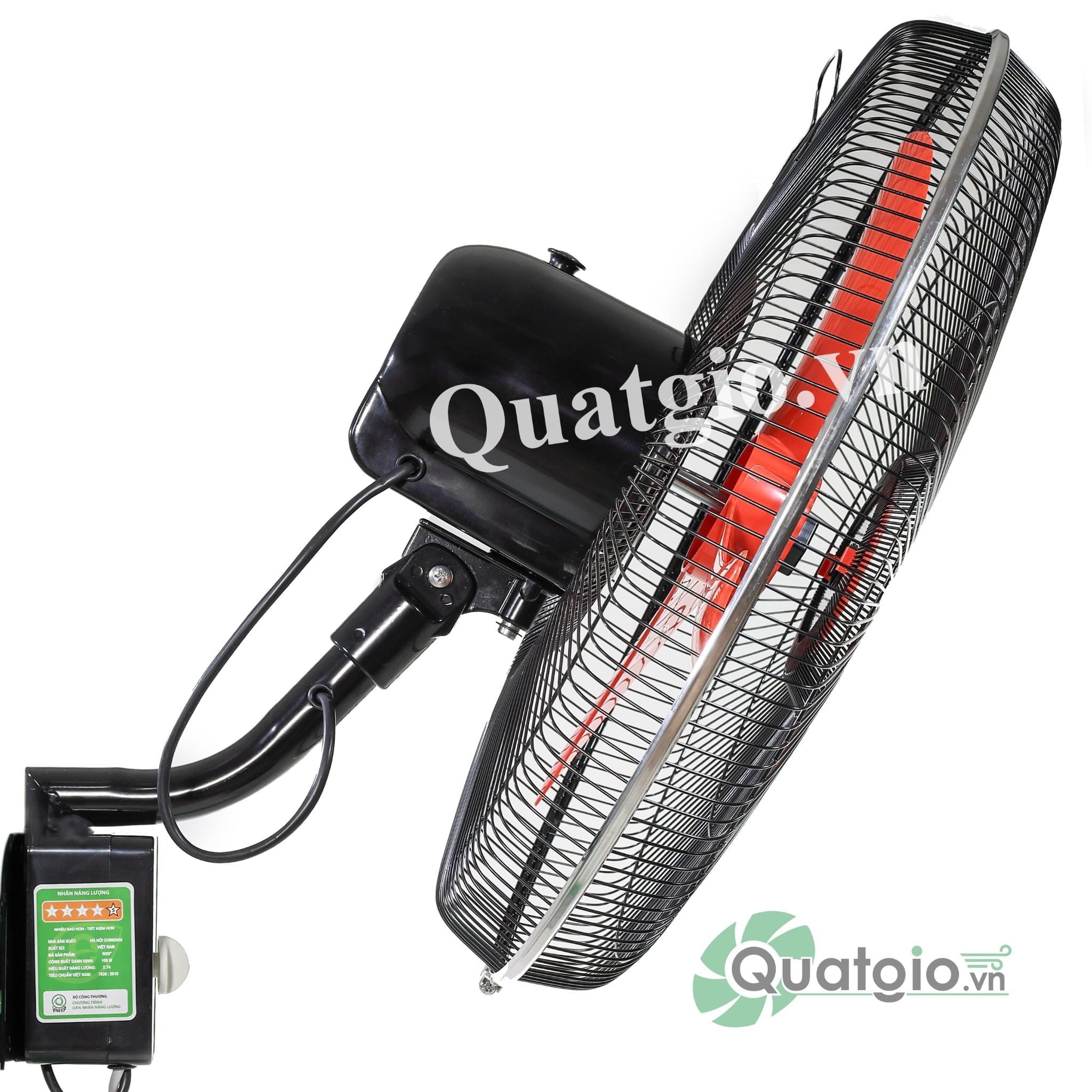 Quạt treo công nghiệp ChingHai W20 105W - Dây giật