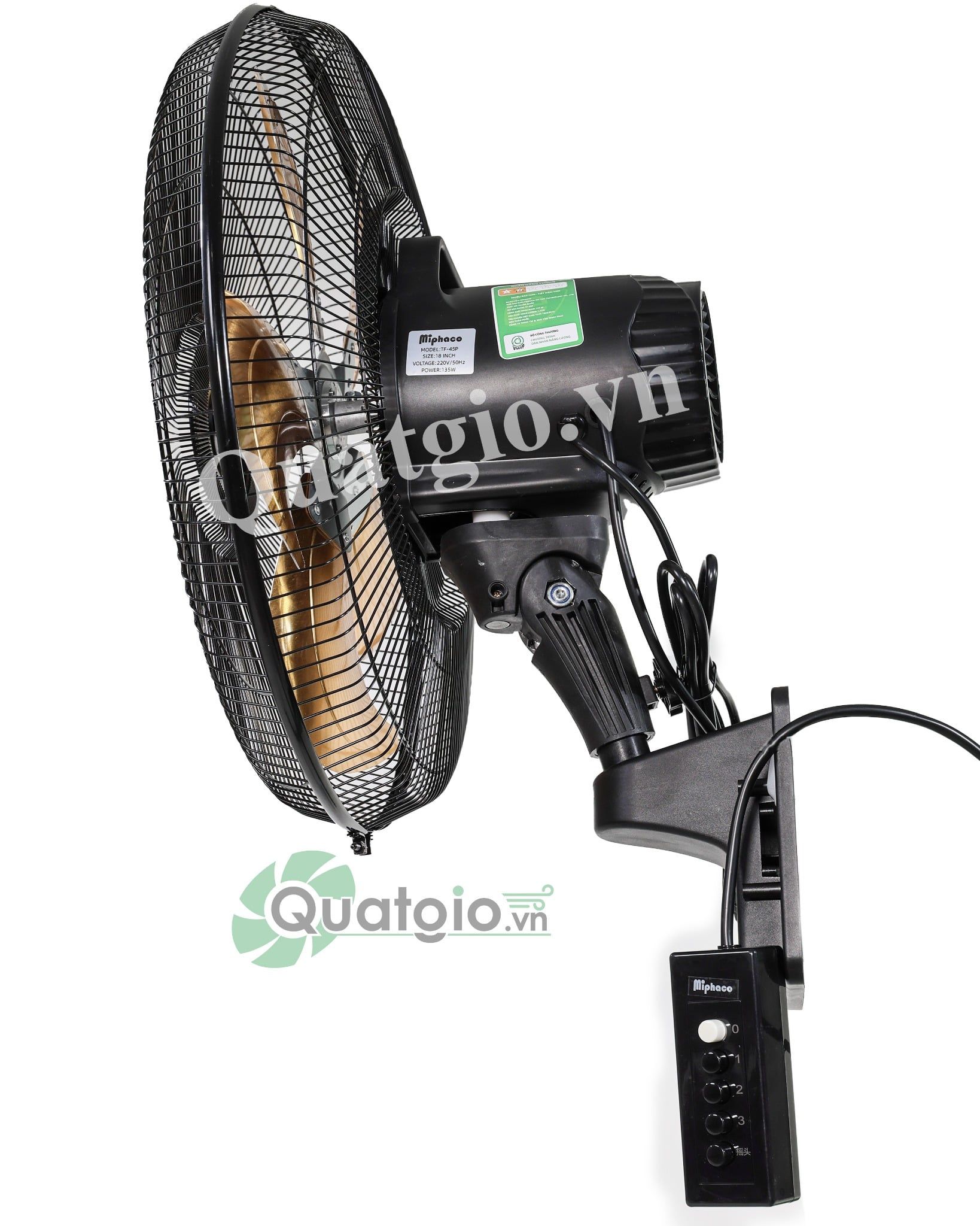 Quạt treo bán công nghiệp Miphaco TF-45P - 135W