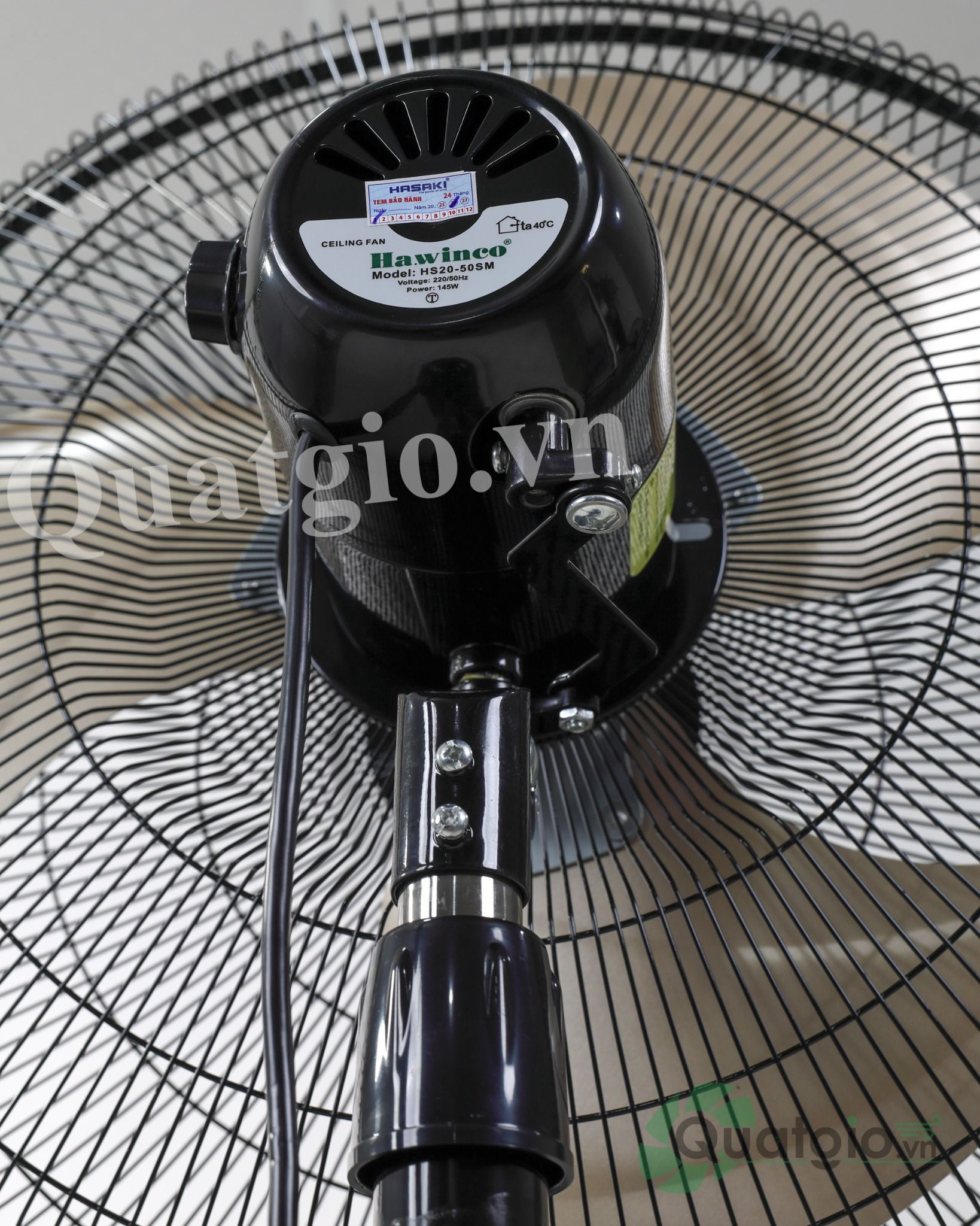 [Hỏa tốc] Quạt đứng Hawin20 HS20-45SM ( cánh vàng ) / HS20-45 ( cánh trắng ) - 125w