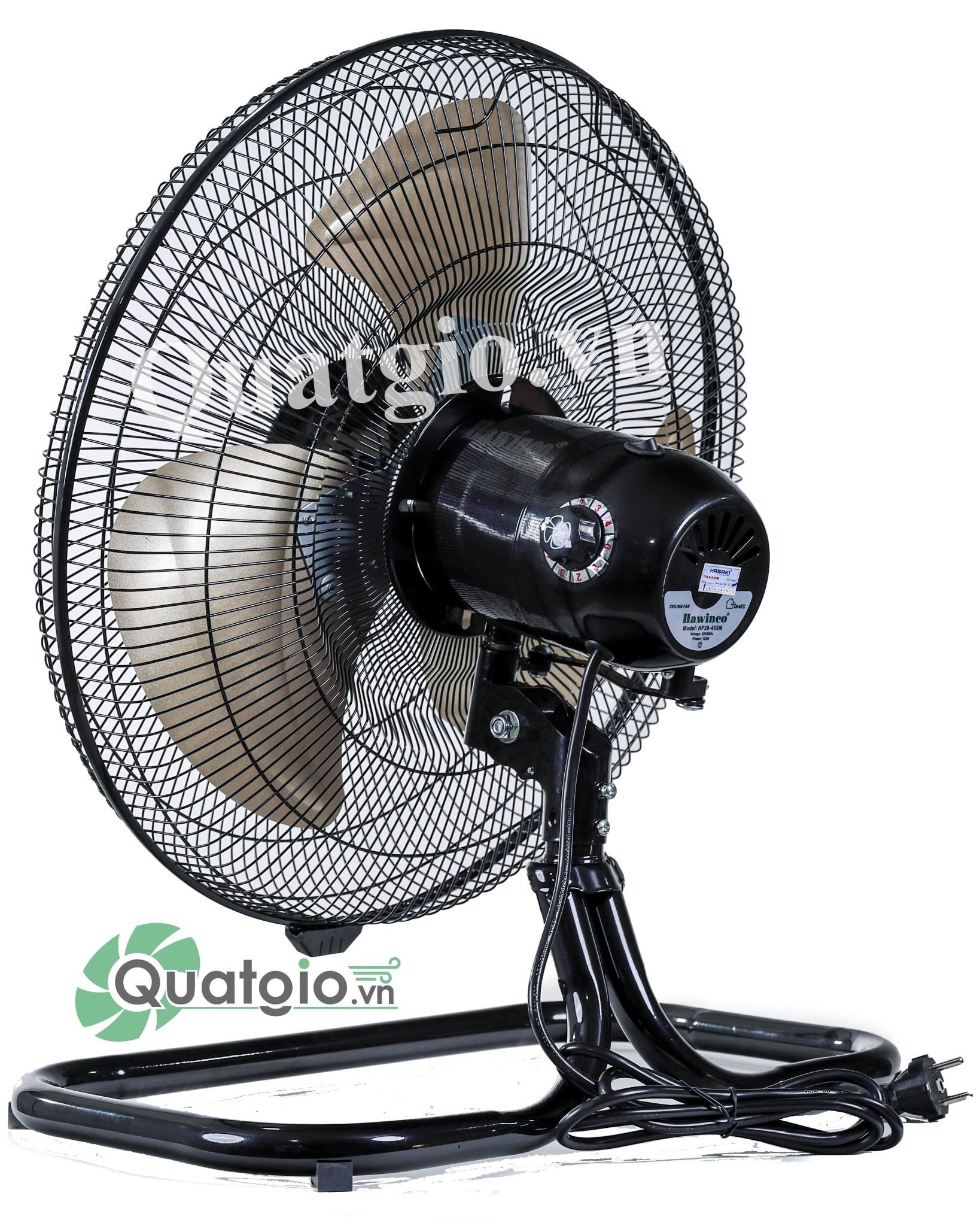 [Hỏa tốc] Quạt sàn Hawin20 HF20-45SM - 125w (Trắng/Đen)