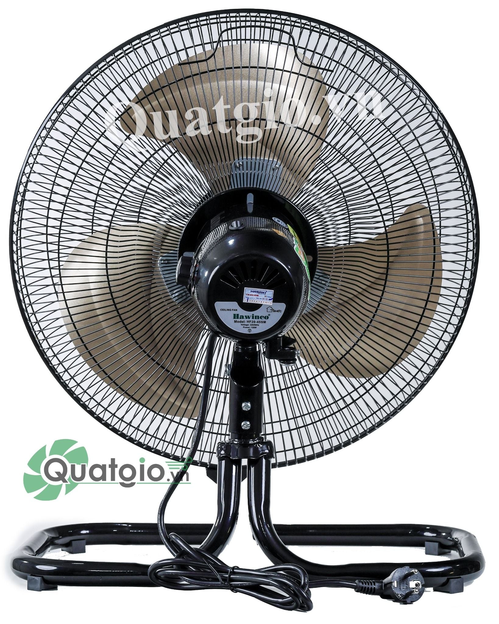 [Hỏa tốc] Quạt sàn Hawin20 HF20-45SM - 125w (Trắng/Đen)