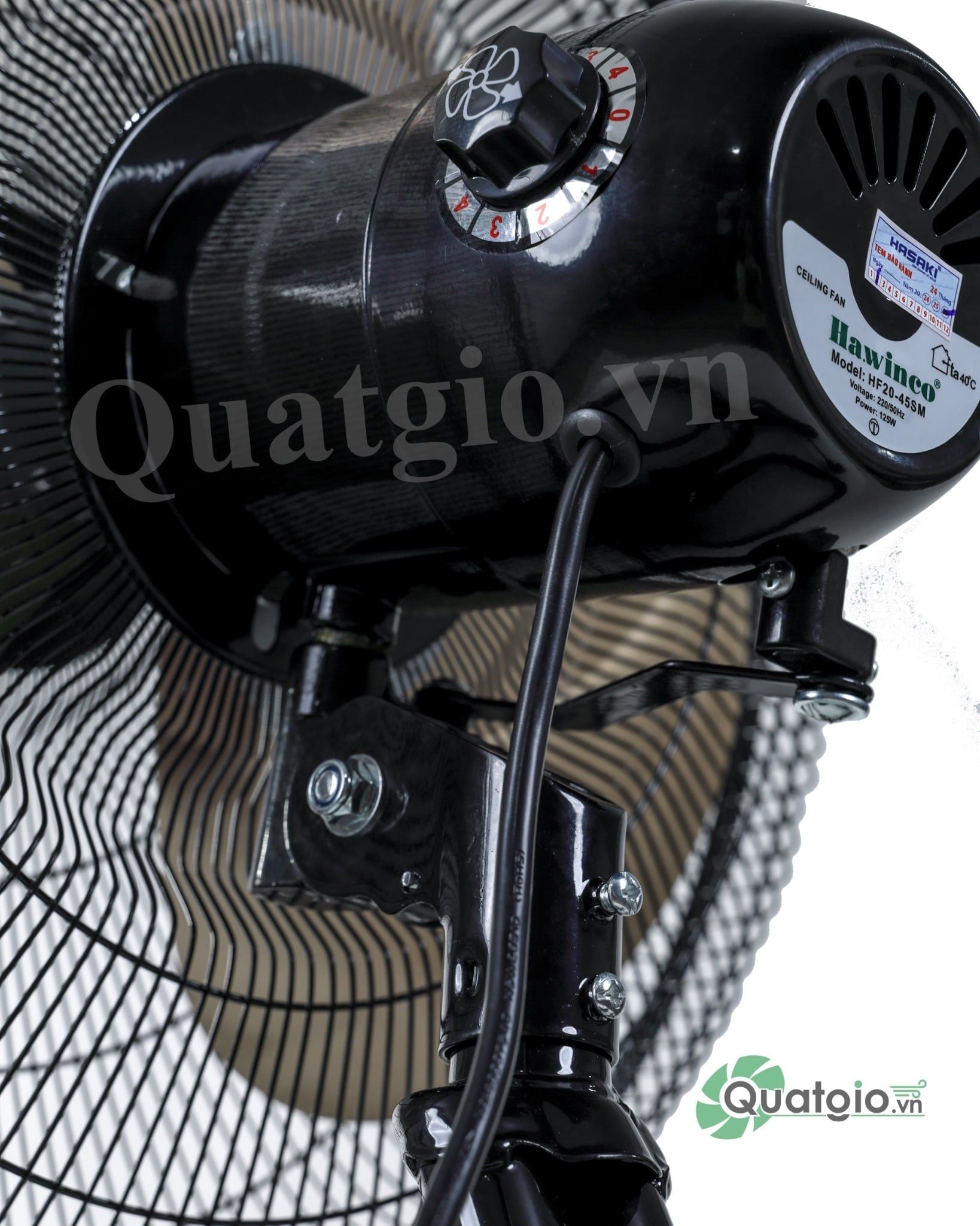 [Hỏa tốc] Quạt sàn Hawin20 HF20-50SM - 145w (Trắng/ Đen)