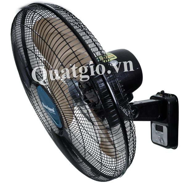 Quạt treo công nghiệp có Remote HW-45DC - 127W ( cánh vàng )