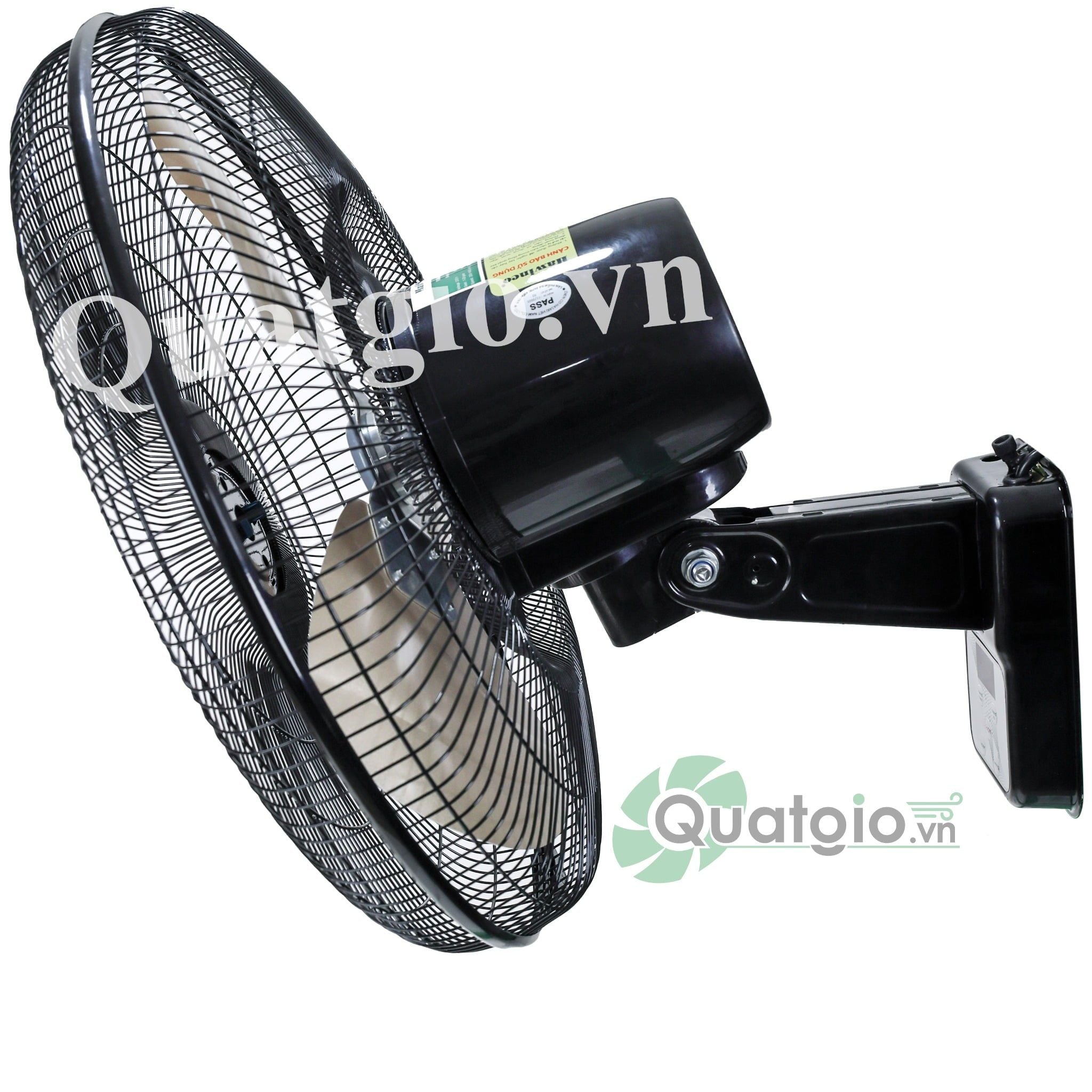 Quạt treo công nghiệp có Remote HW-45DC - 106W ( cánh vàng )