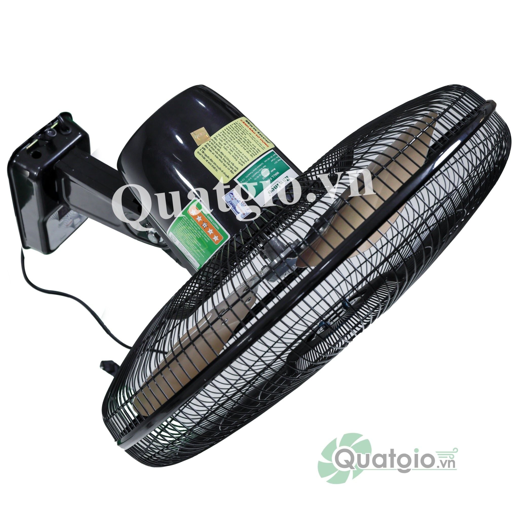 Quạt treo công nghiệp có Remote HW-45DC - 106W ( cánh vàng )