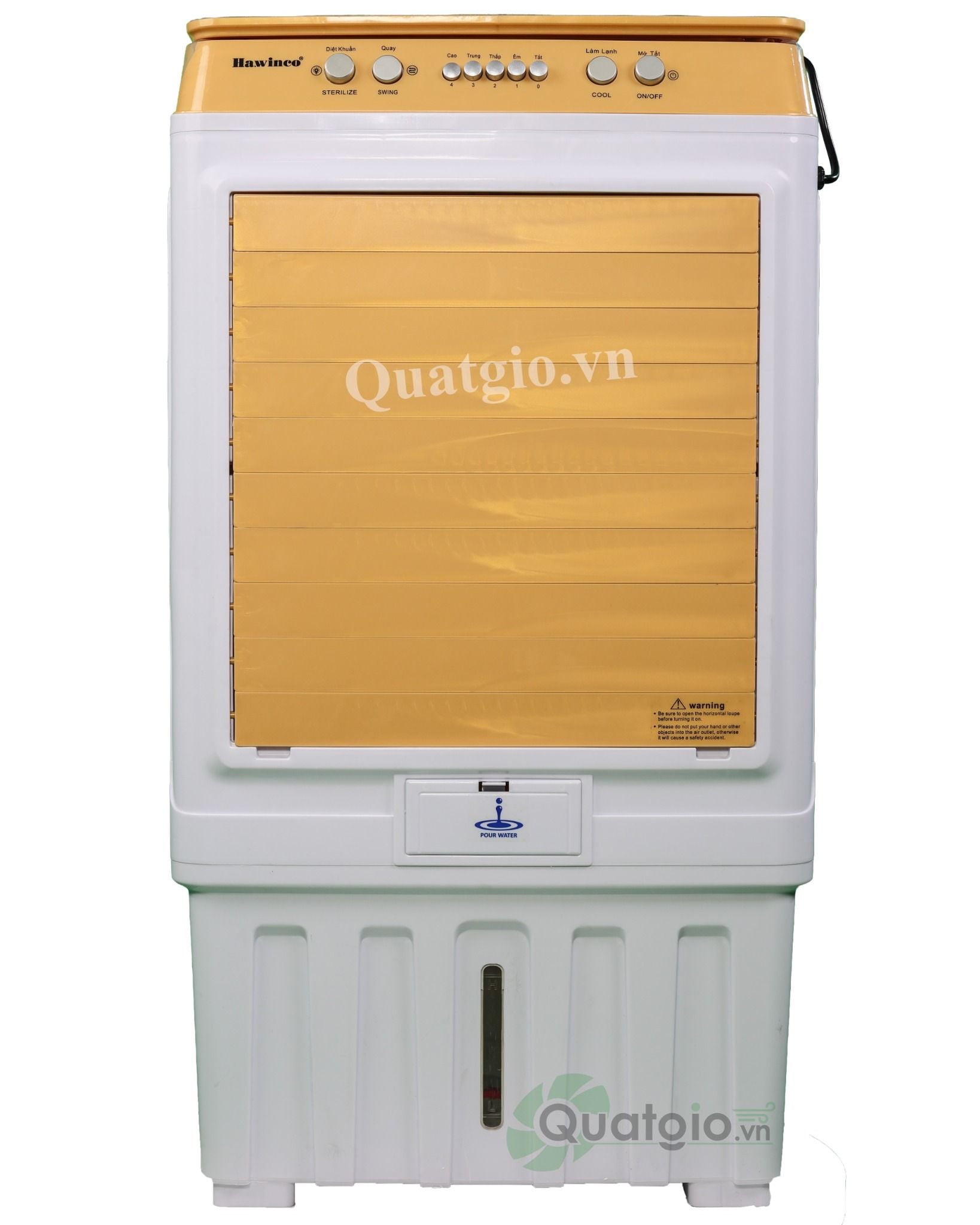 Quạt làm mát hơi nước điều hòa Hawin HSN-55C - 130w - Bản cơ - 40L