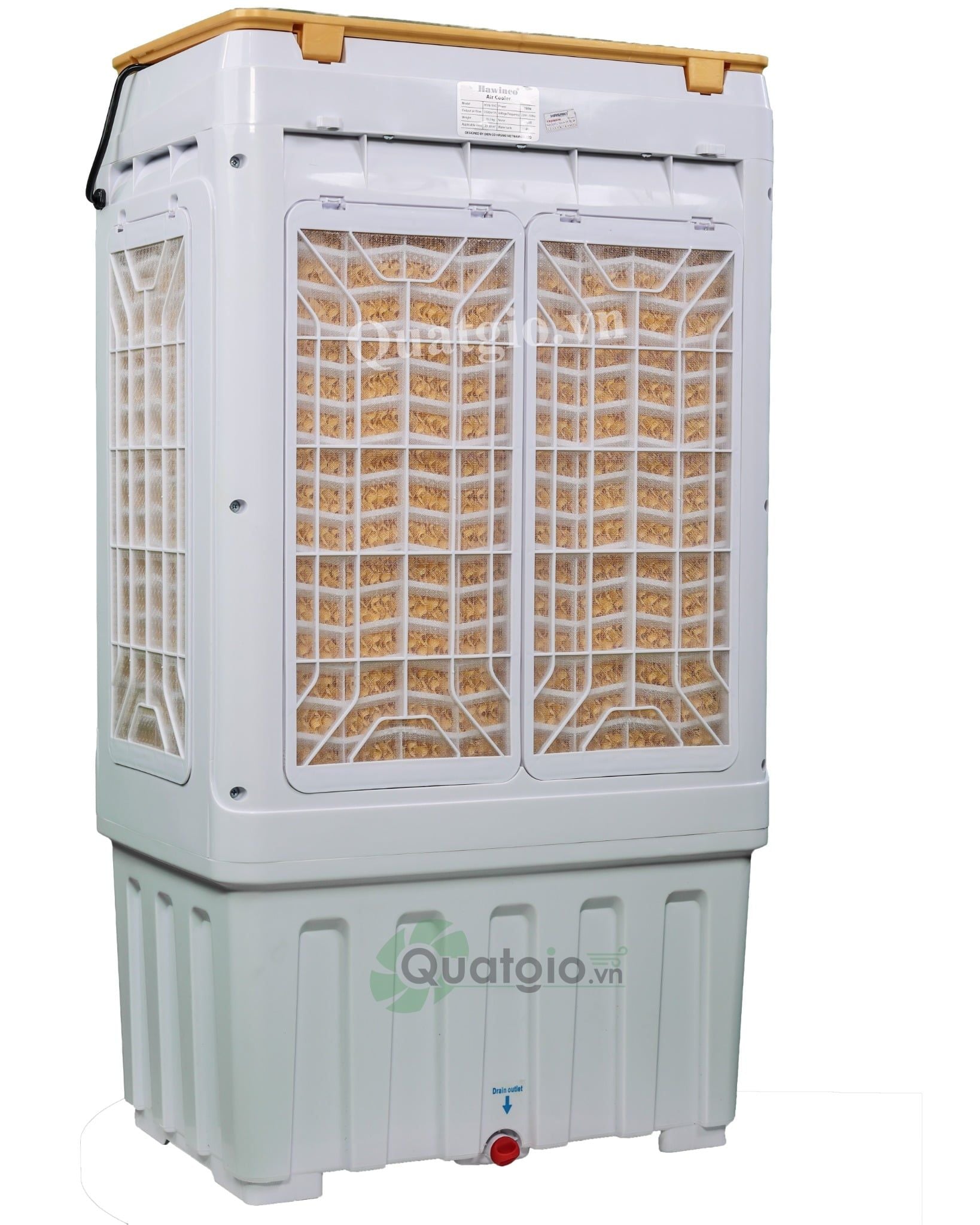 Quạt làm mát hơi nước điều hòa Hawin HSN-55C - 130w - Bản cơ - 40L