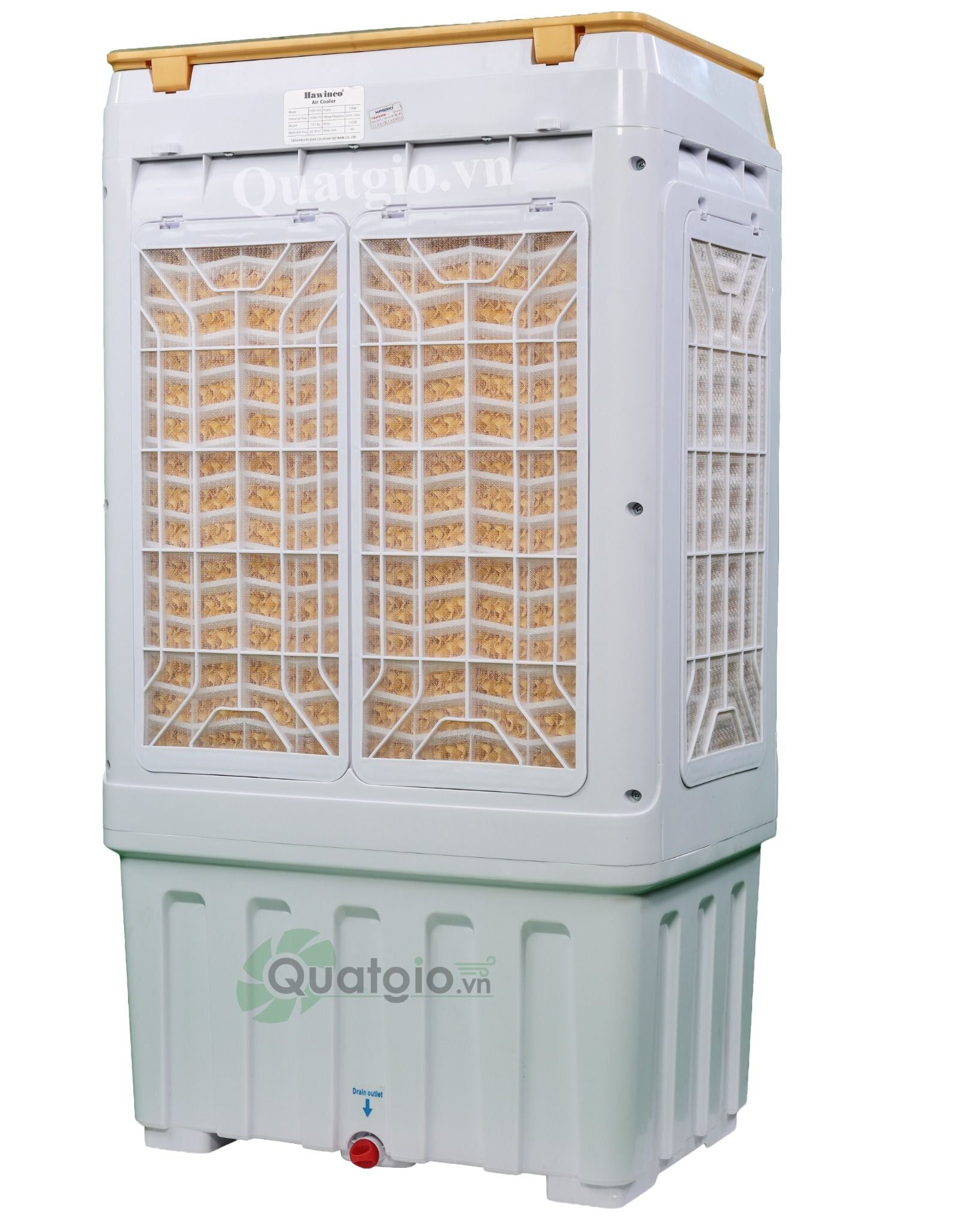 Quạt làm mát hơi nước điều hòa Hawin HSN-55C - 130w - Bản cơ - 40L